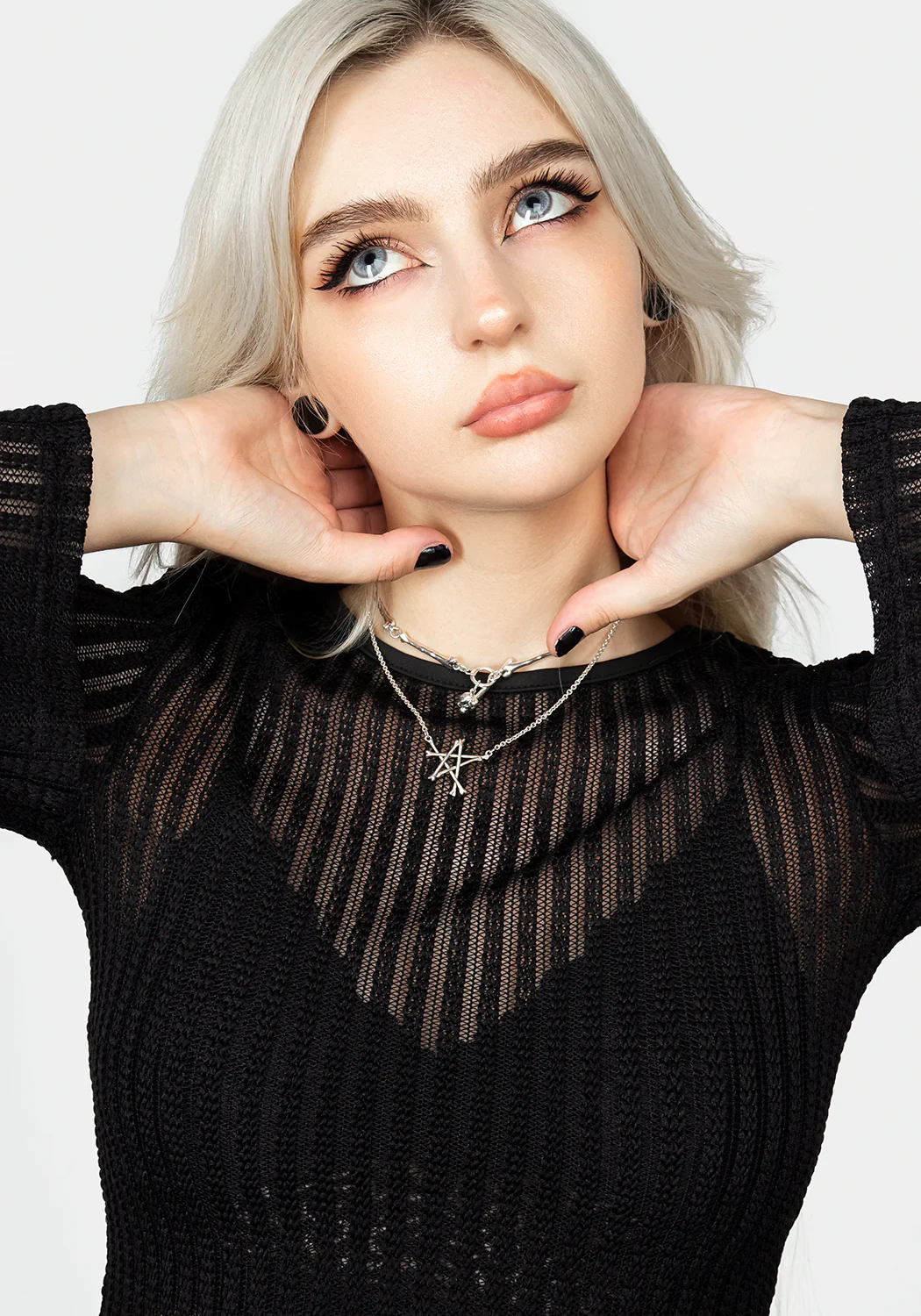 Habundia Flared Sleeve Crop Top - Image 6