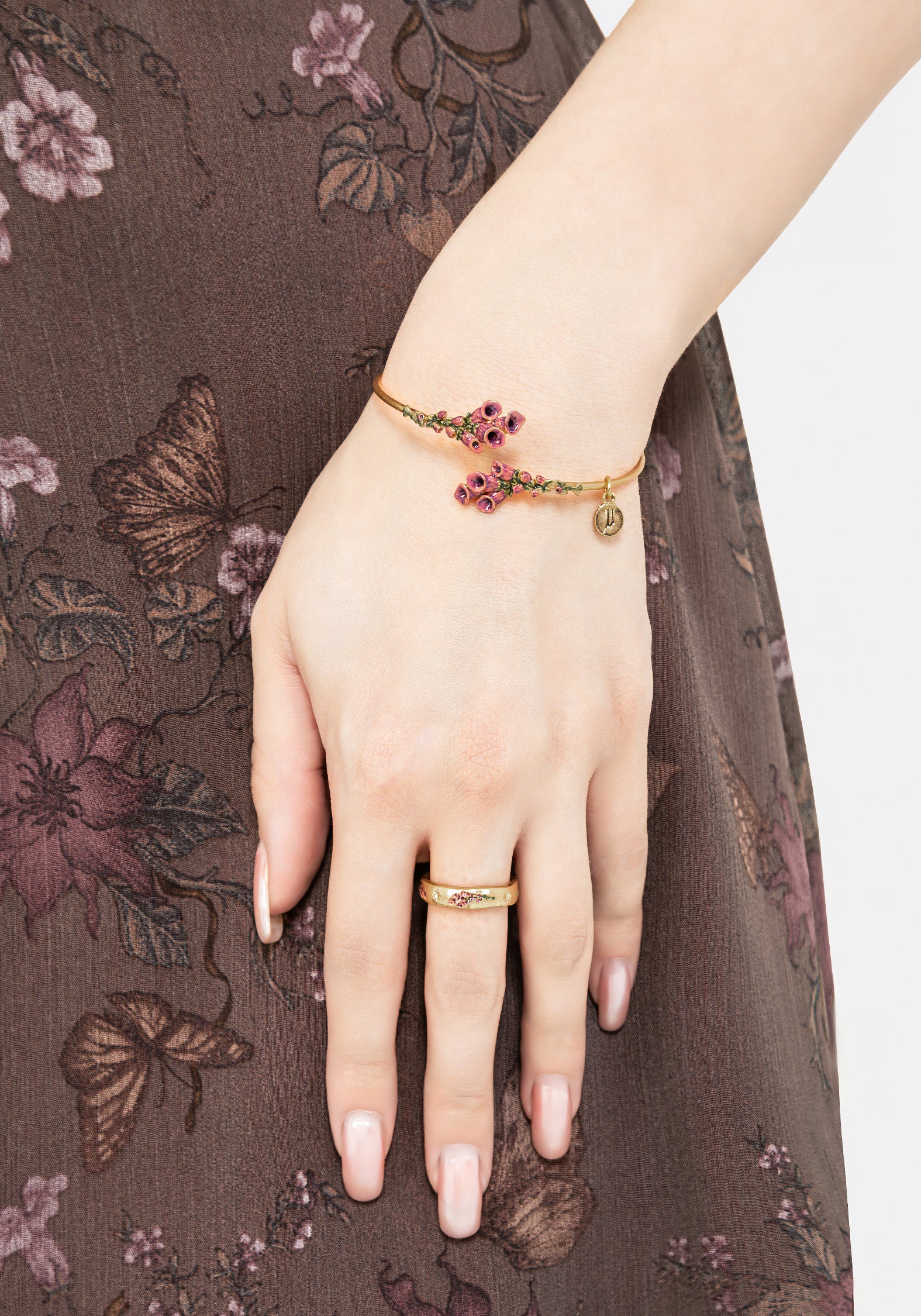 Hermia Foxglove Bangle