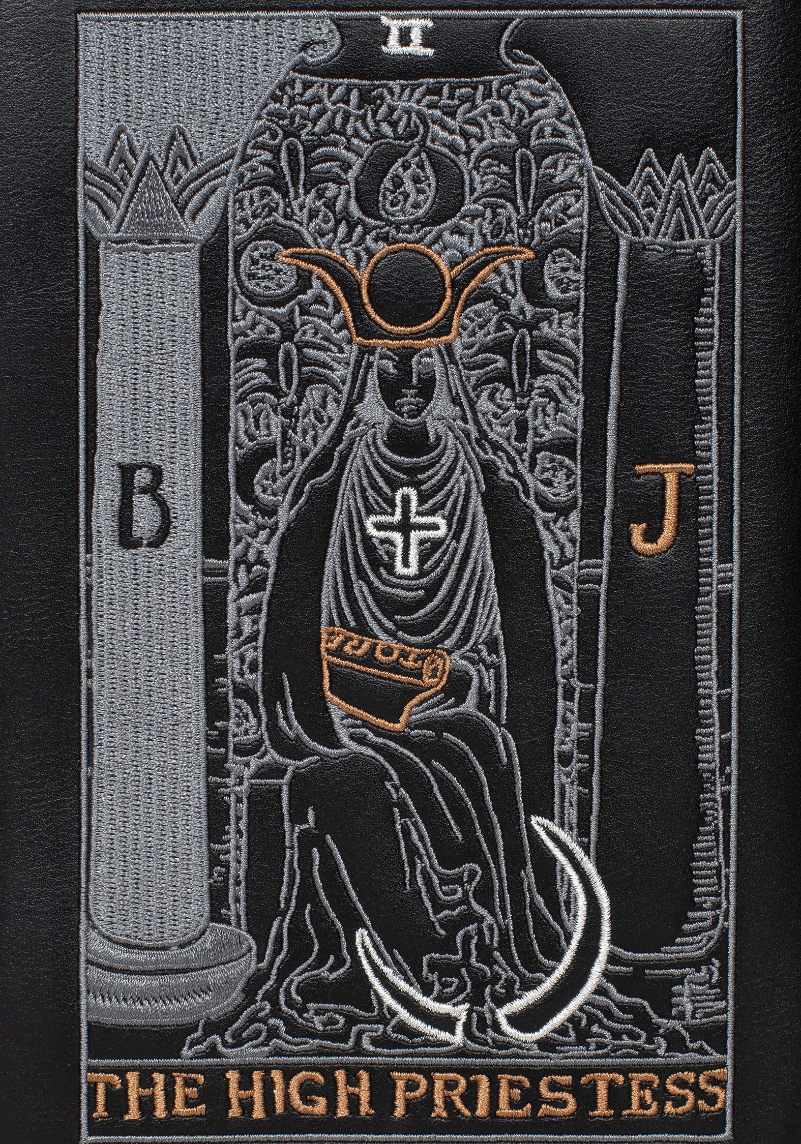 High Priestess Embroidered Crossbody Clutch Bag - Image 2
