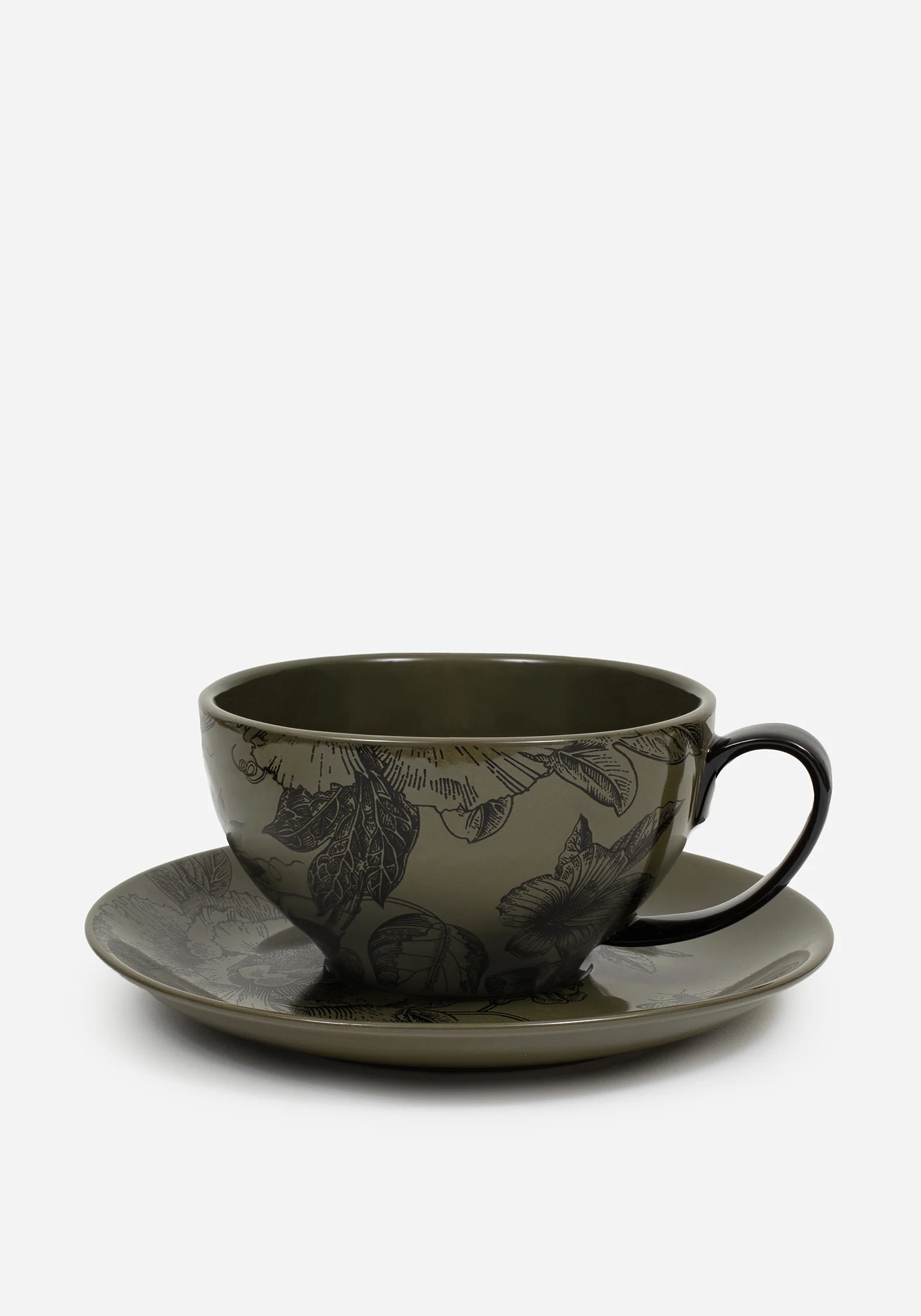Konshu Floral Teapot and Teacup Set (3 Piece Set) - Image 4