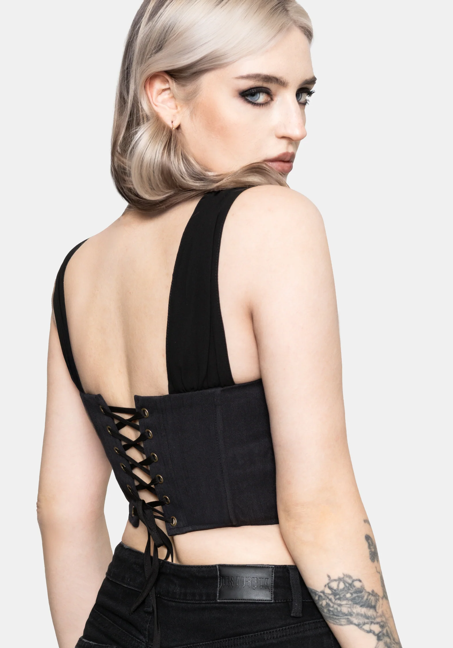 Lilet Chiffon Embroidered Corset - Image 2