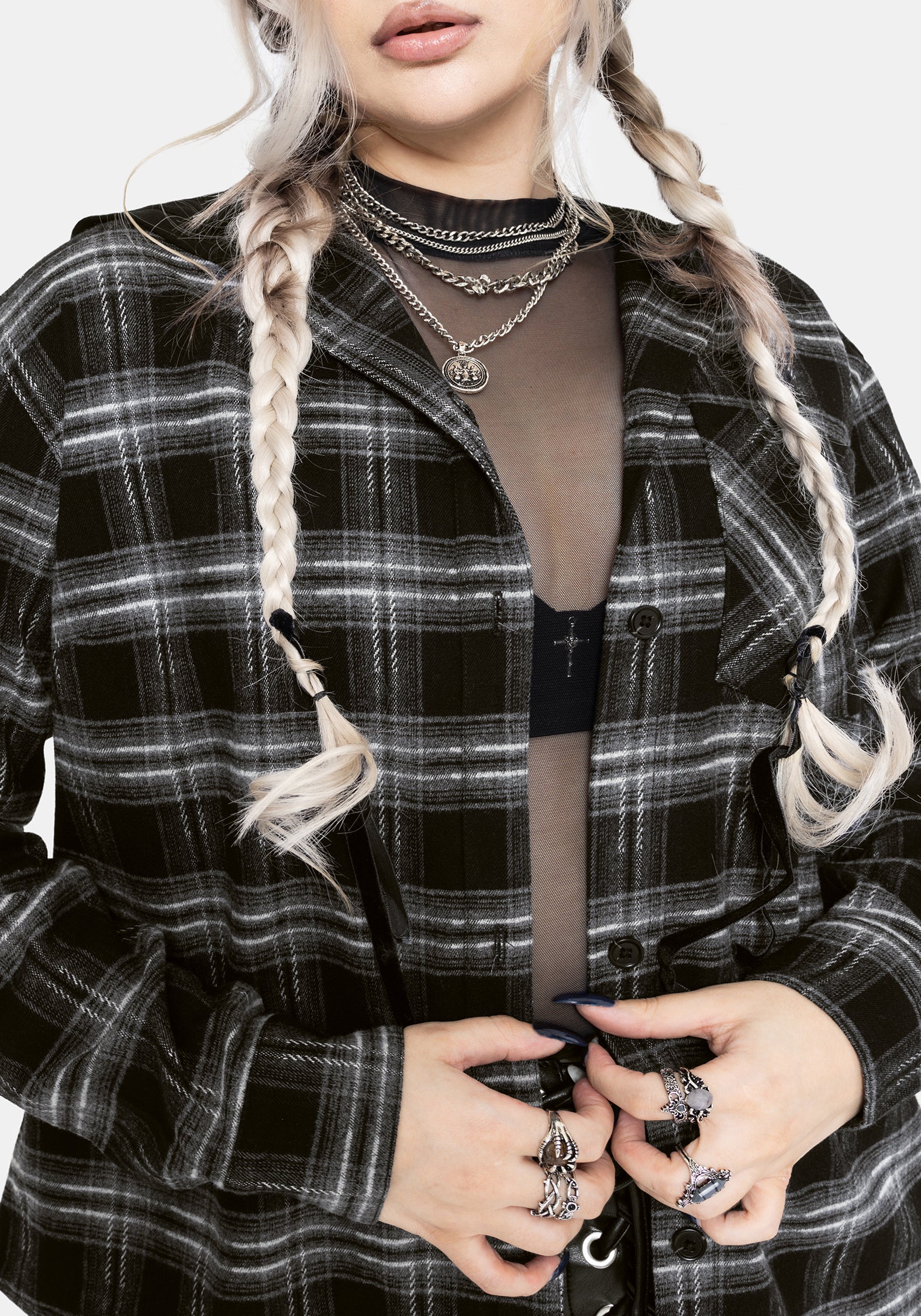 Lochan Dropped Shoulder Check Shirt - Image 2