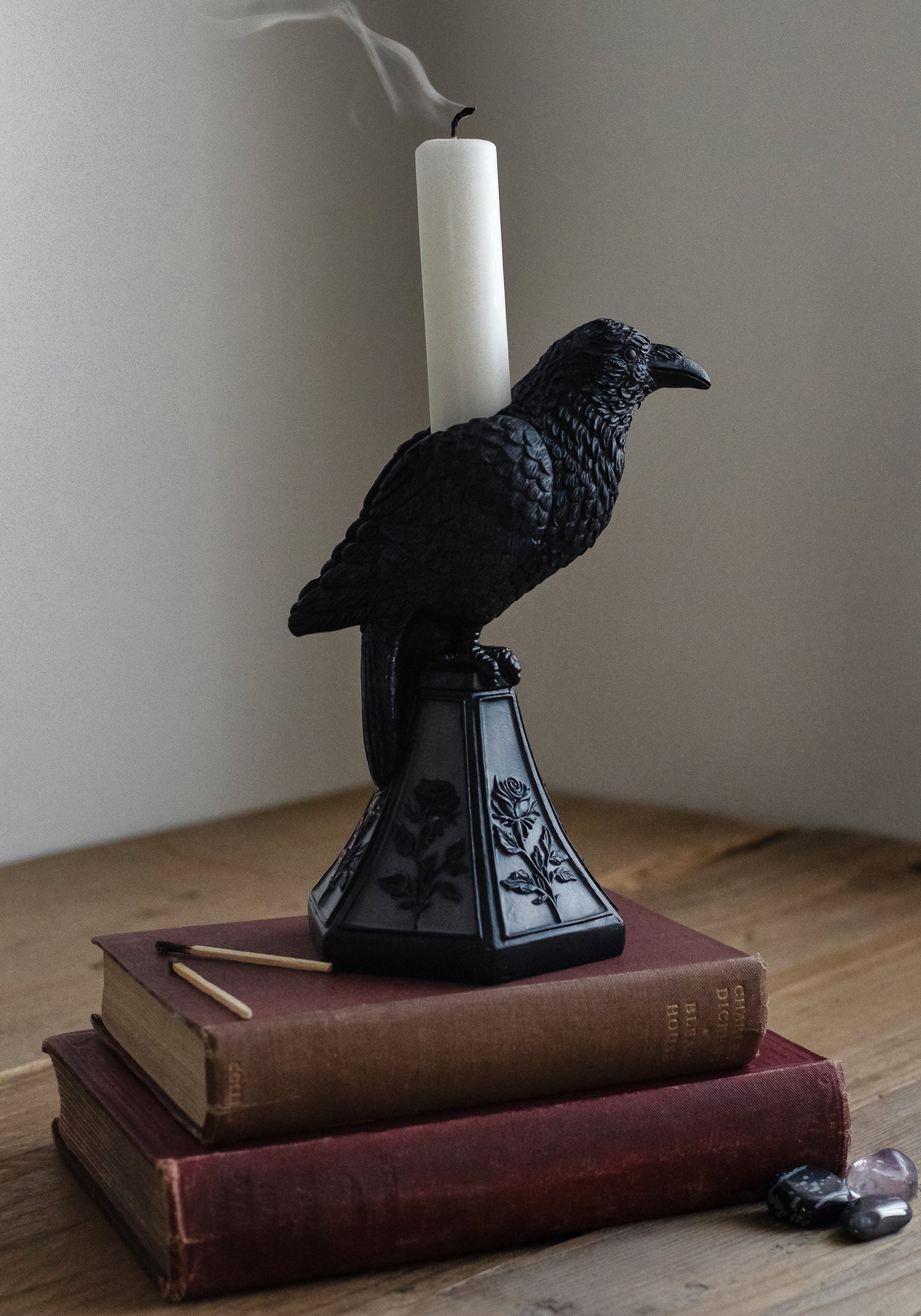 Lurk Raven Candle Stick Holder - Image 2