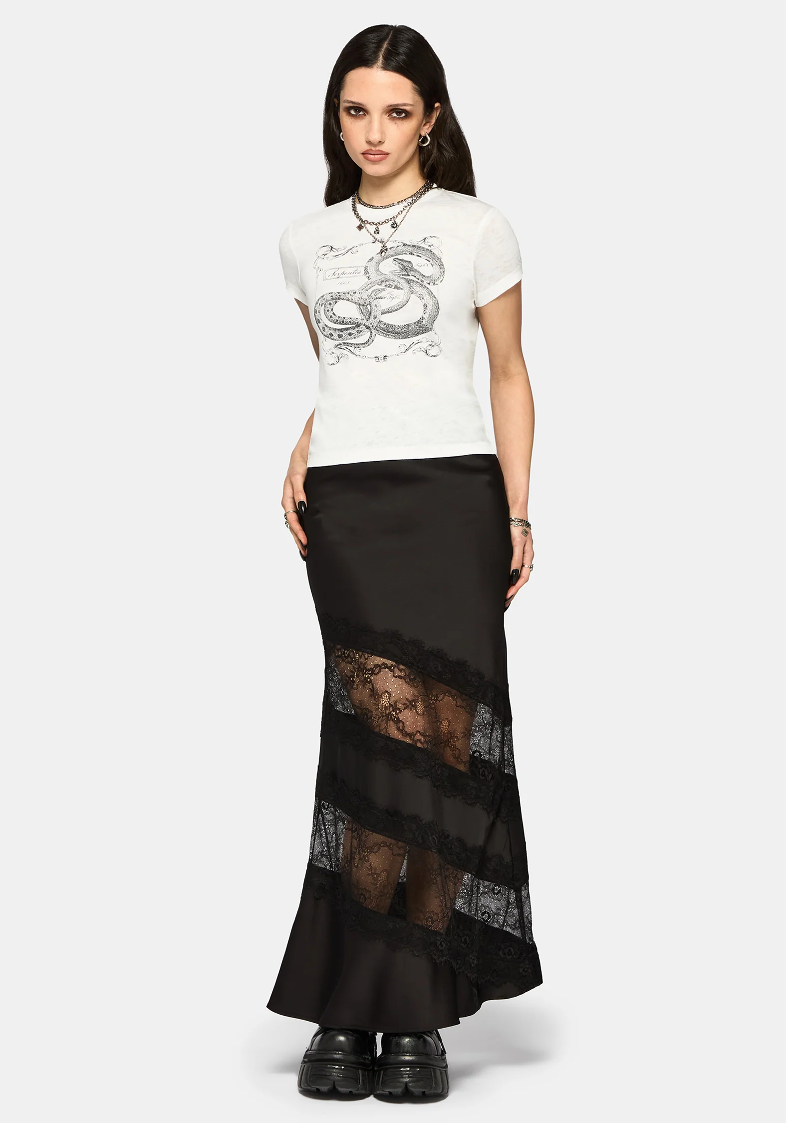 Lux Serpent Burnout Baby Tee - Image 5