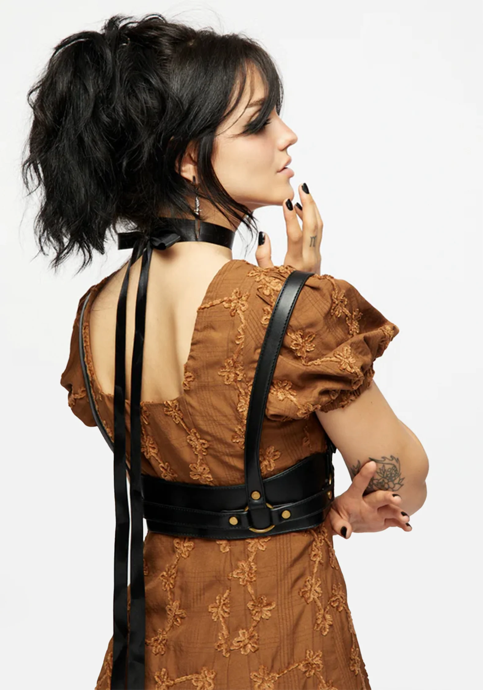 Maeve Western Brass Harness - Image 3