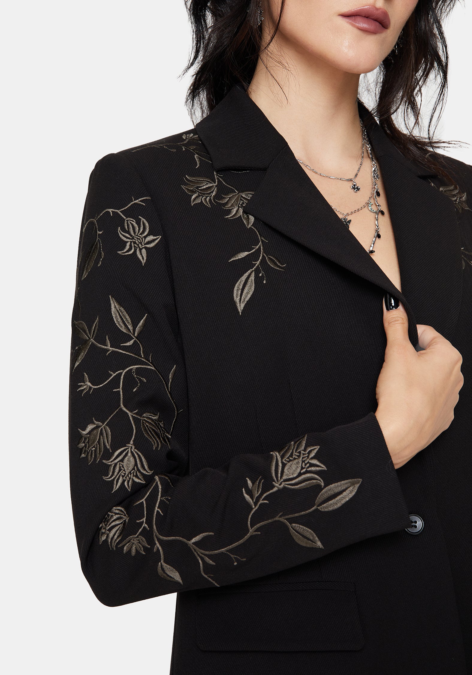 Maira Embroidered Blazer - Image 2