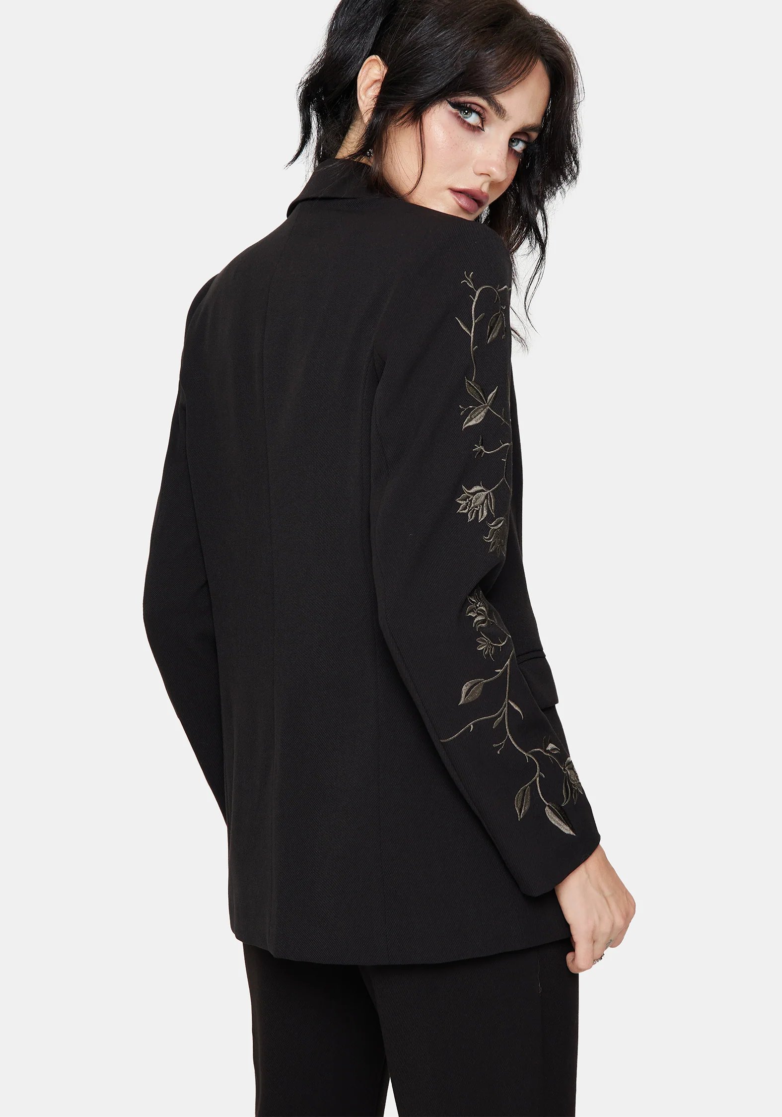 Maira Embroidered Blazer - Image 3
