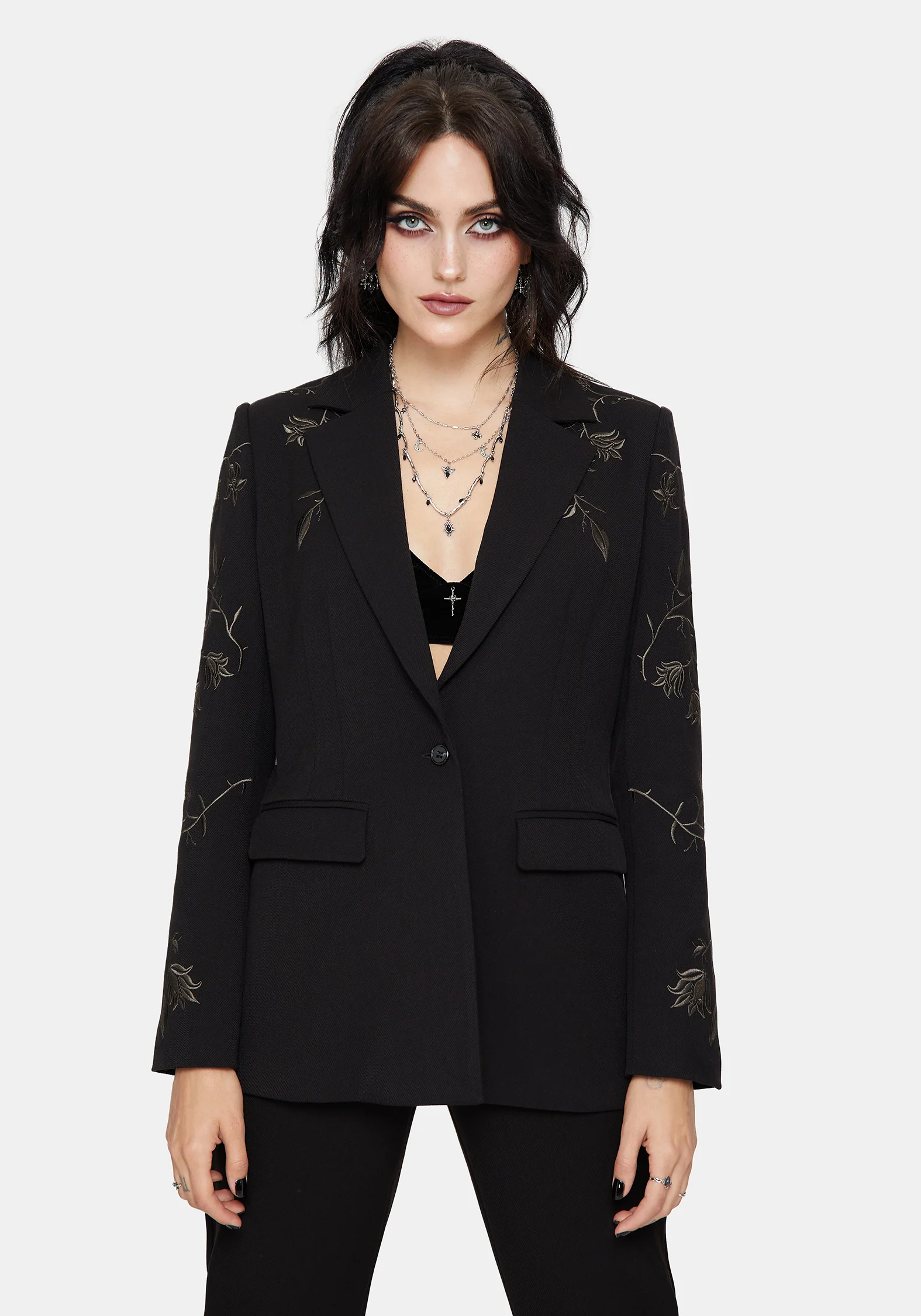 Maira Embroidered Blazer - Image 4