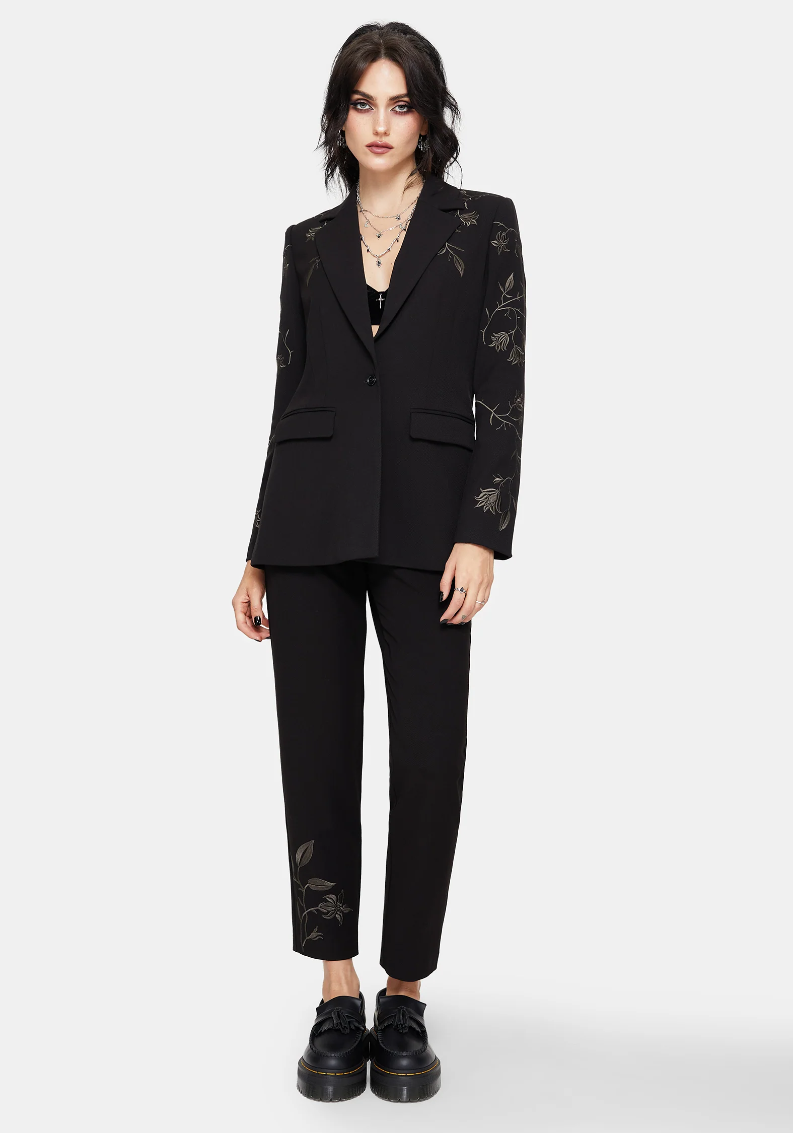 Maira Embroidered Blazer - Image 7