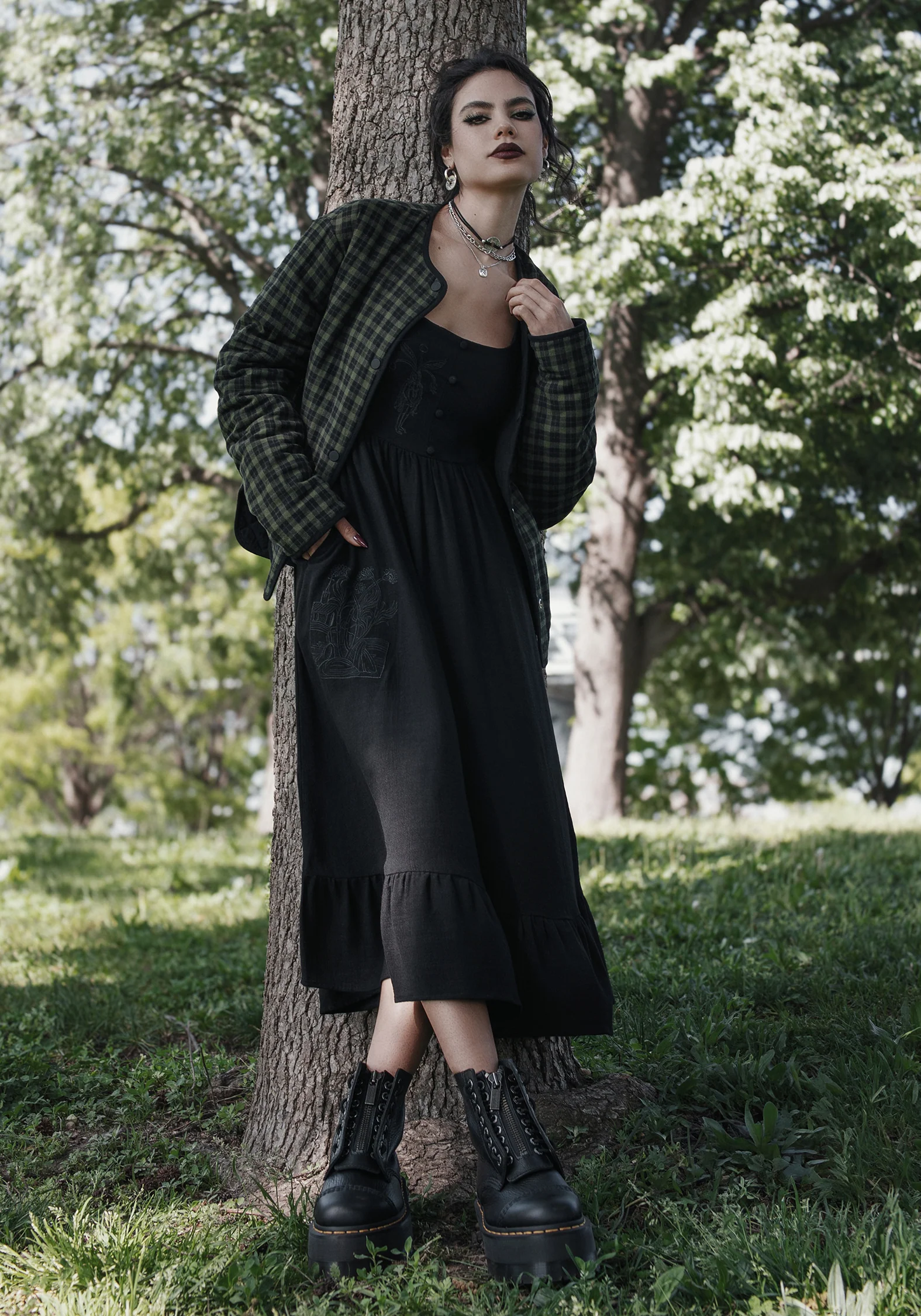 Mandrake Linen-Blend Embroidered Midi Dress - Image 8