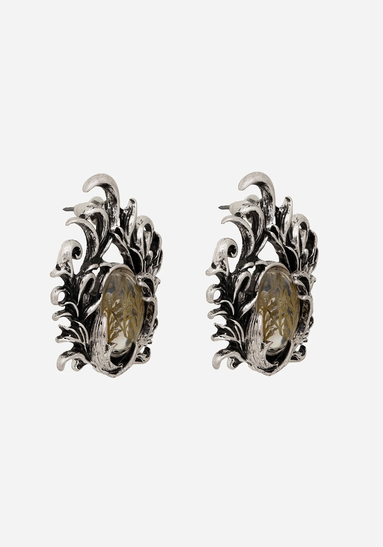 Marte Trapped Flower Earrings - Image 3