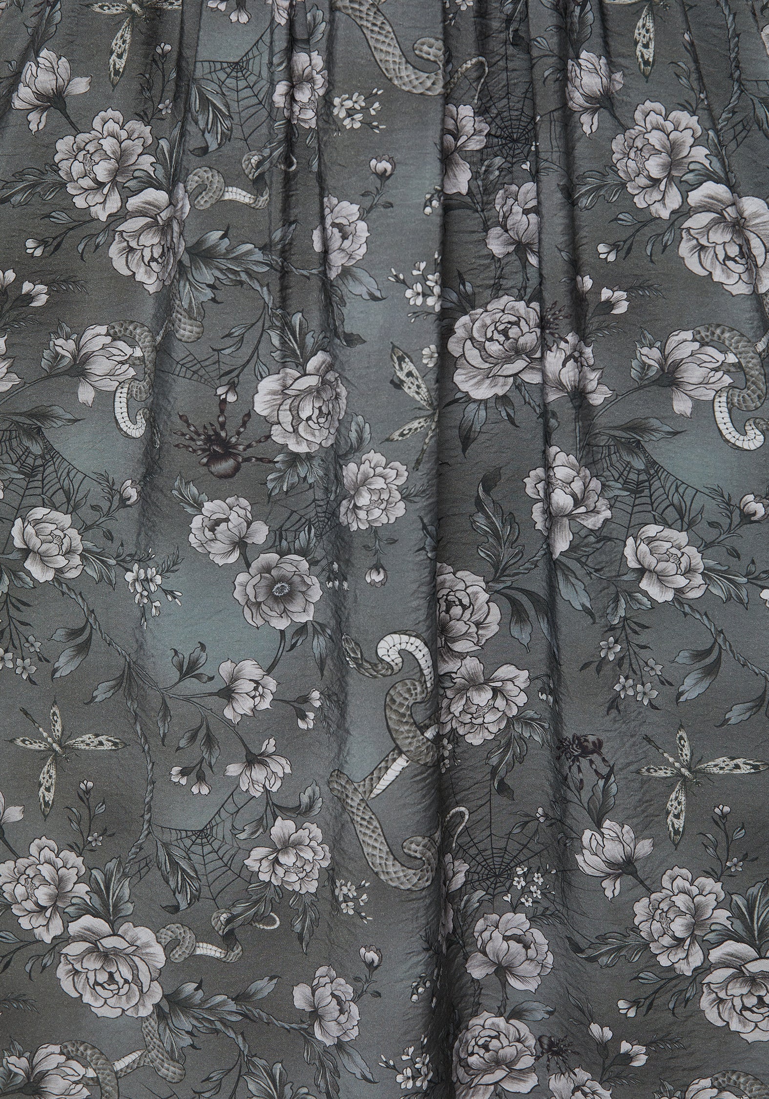 Meadow Floral Serpent Print Cami Midi Dress - Image 8