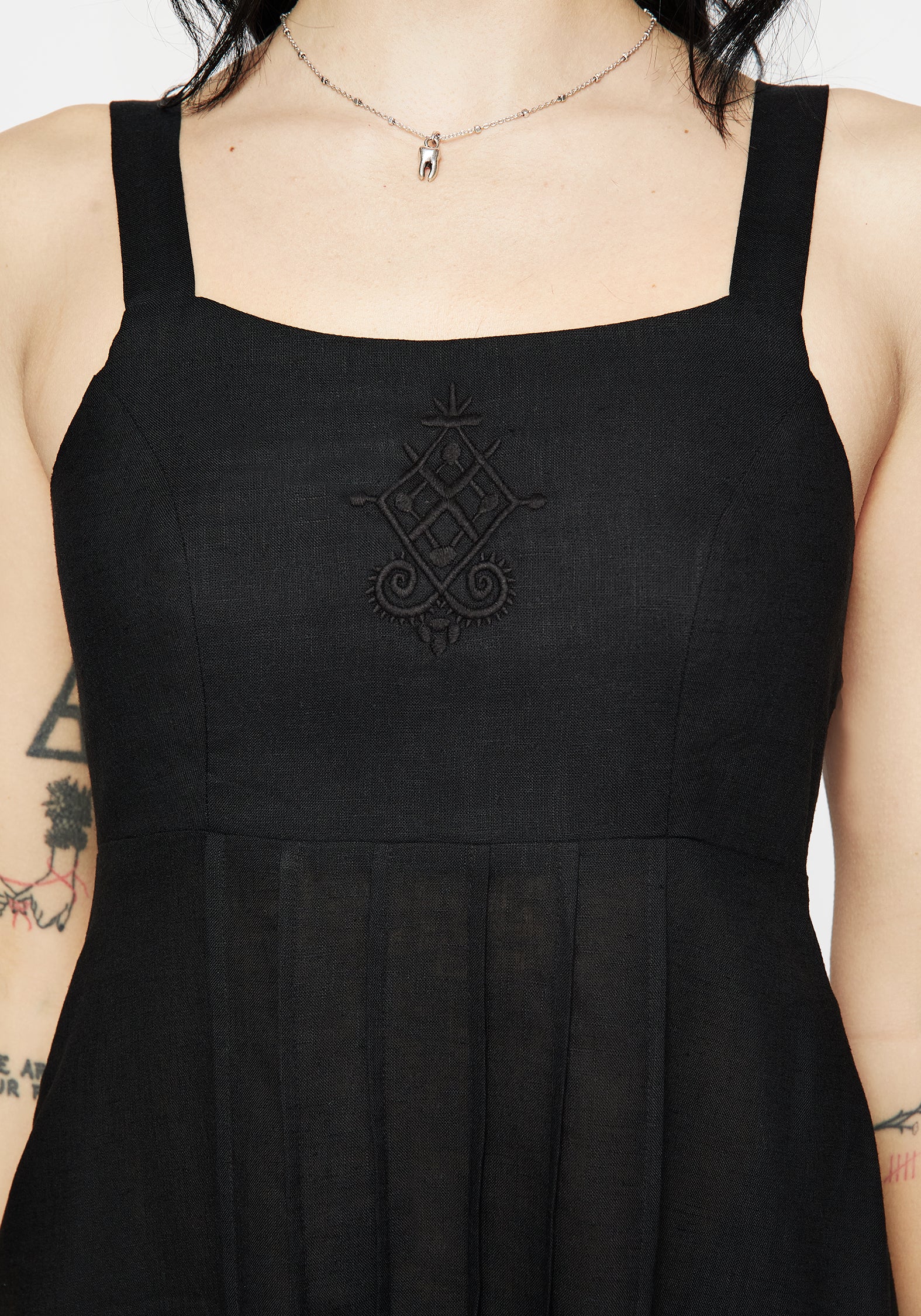 Merrymount Embroidered Midaxi Dress - Image 2