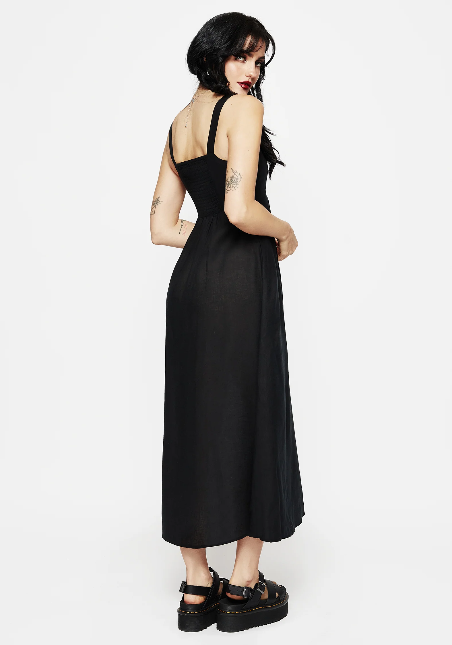 Merrymount Embroidered Midaxi Dress - Image 3