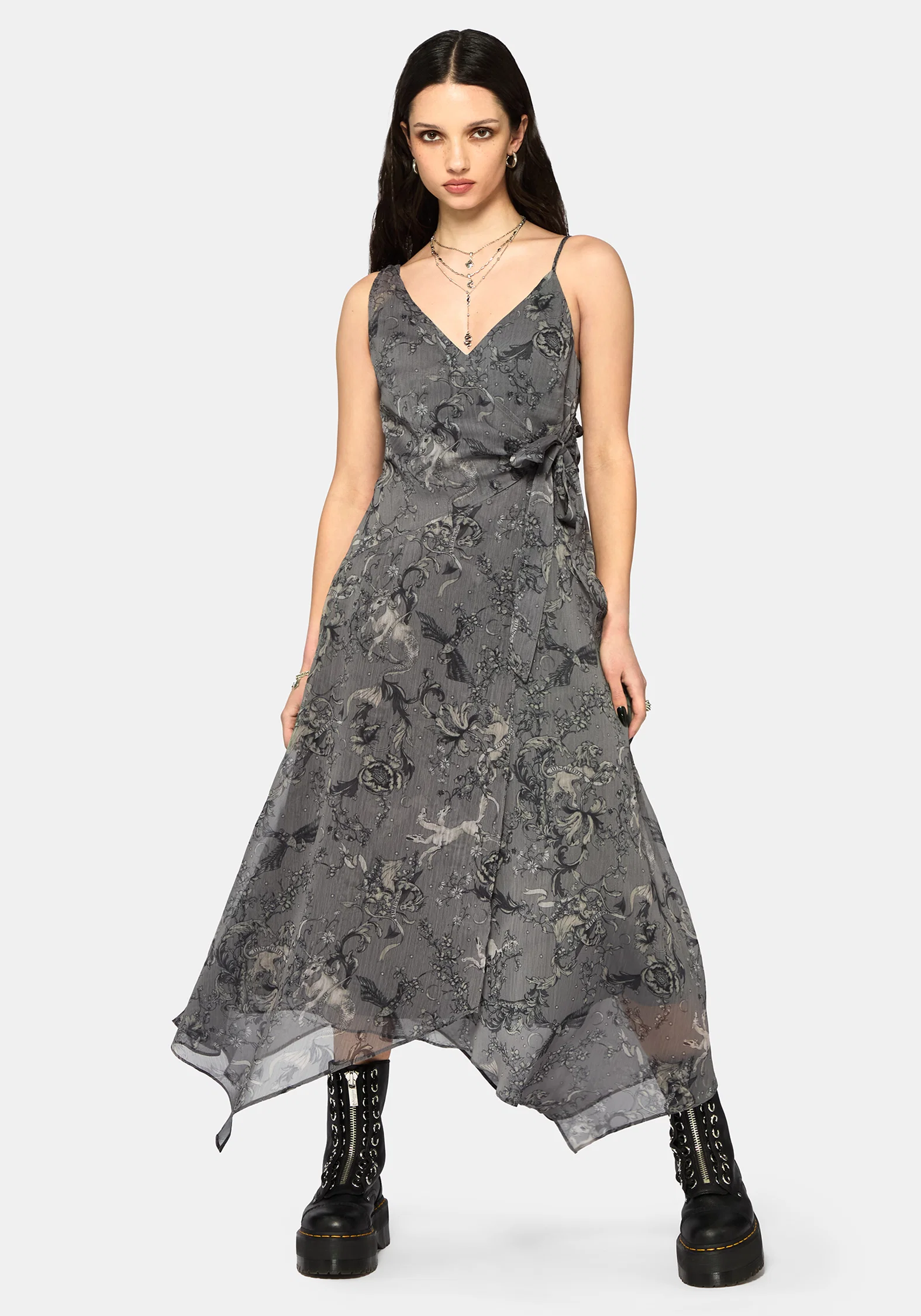 Merunicorn Enchanted Forest Midaxi Dress