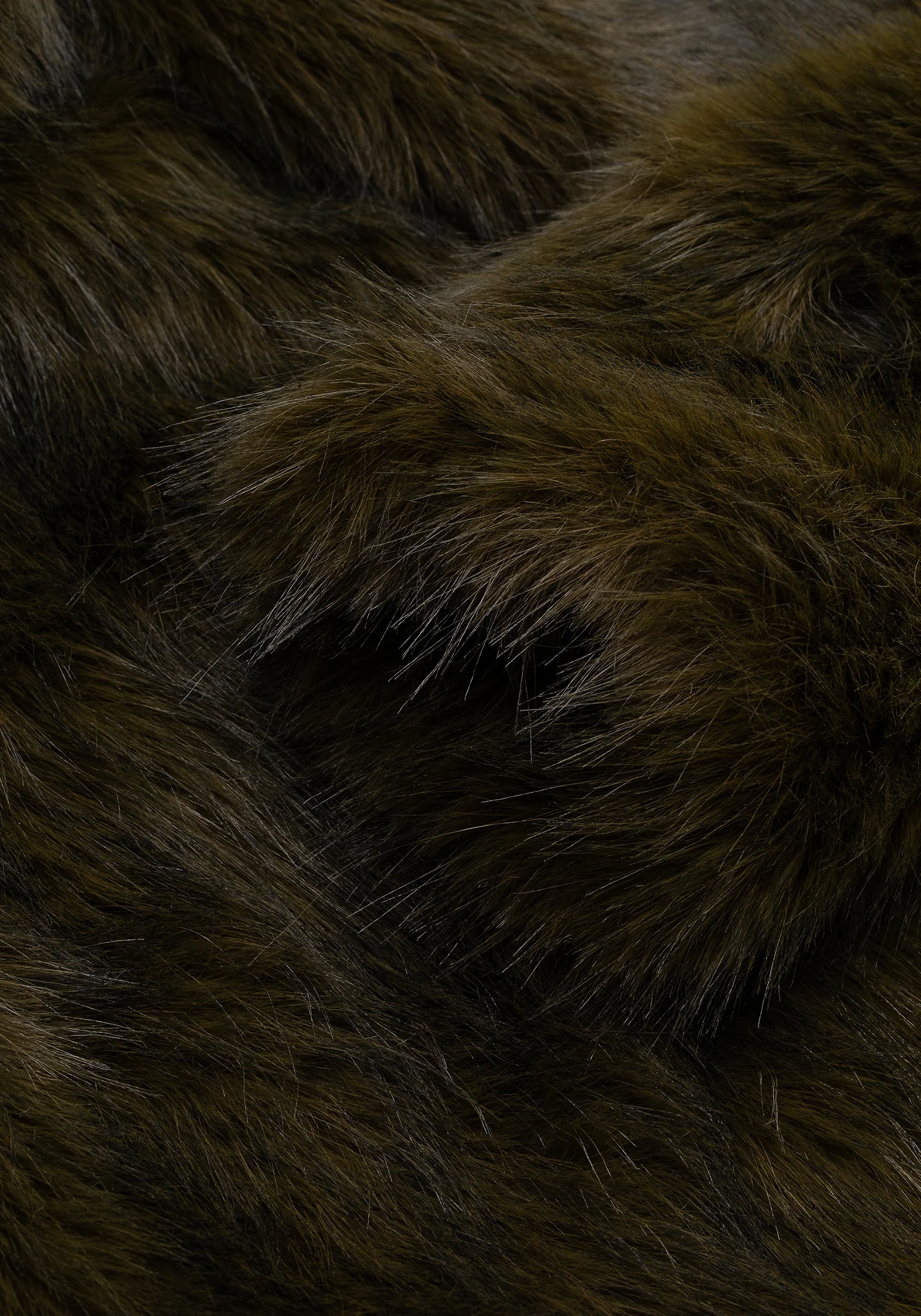 Monstrum Cropped Faux Fur Jacket - Image 12
