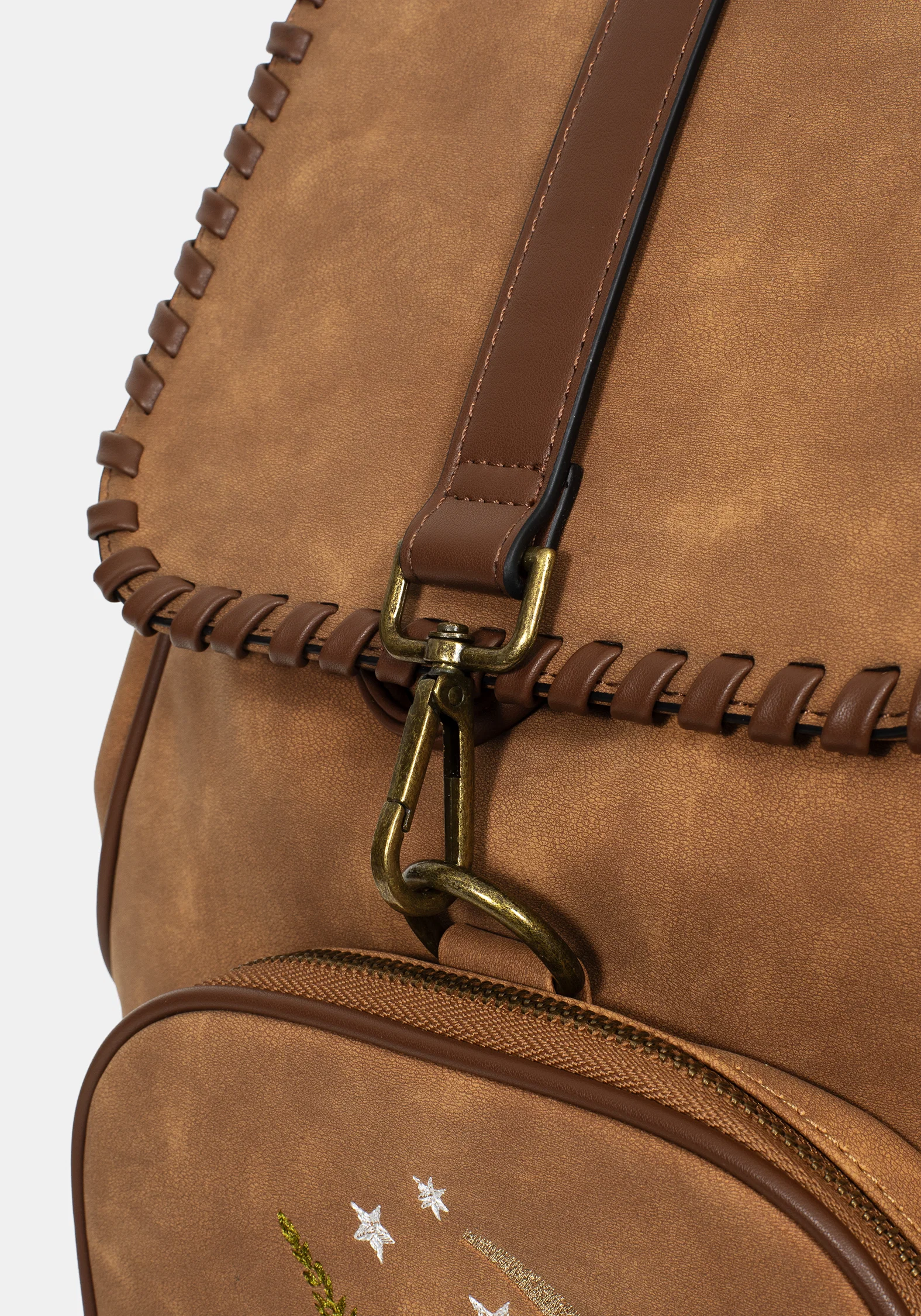 Moonlit Moon Embroidered Backpack - Image 7