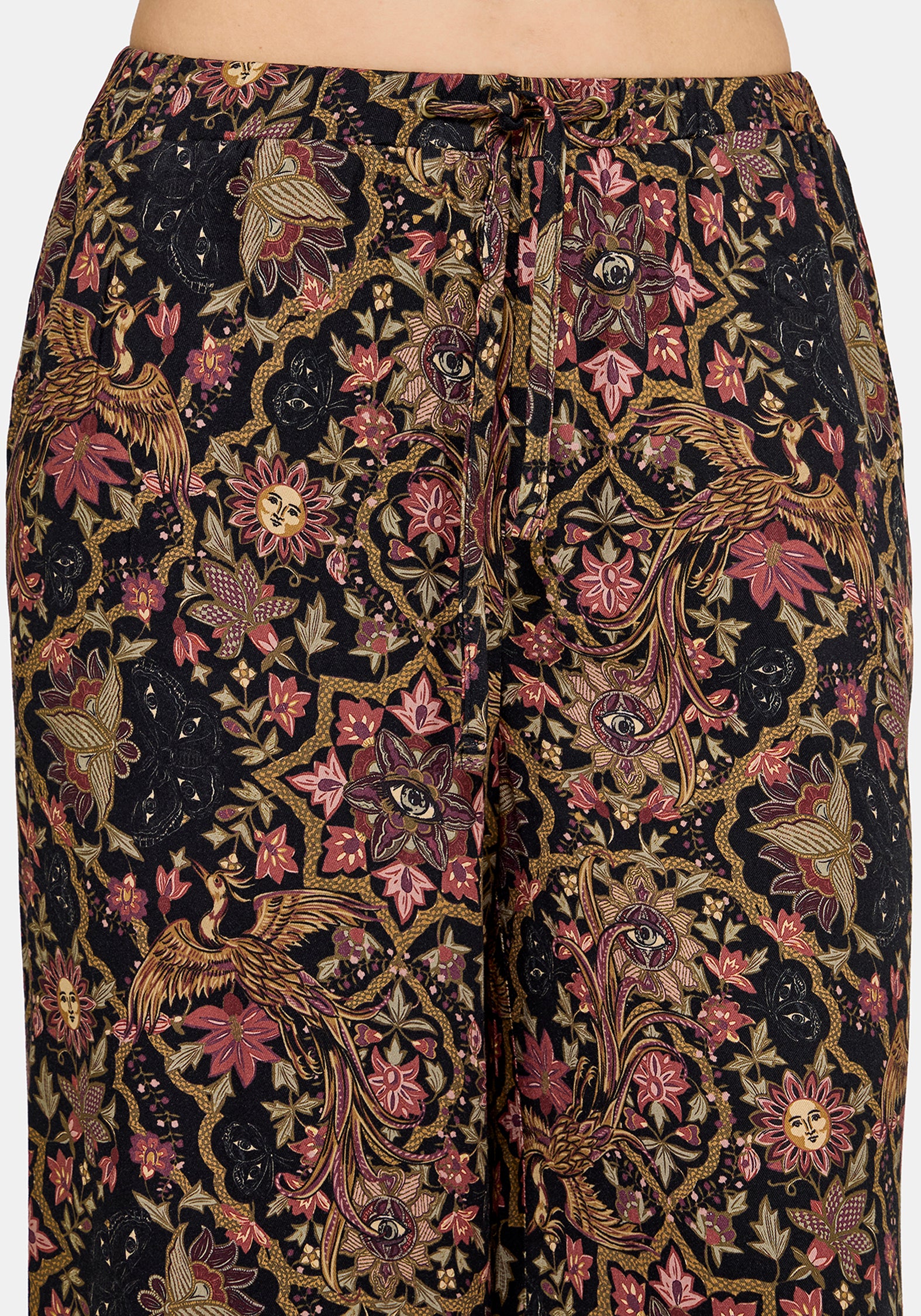 Mythos Print Wide Leg Culotte - Image 3