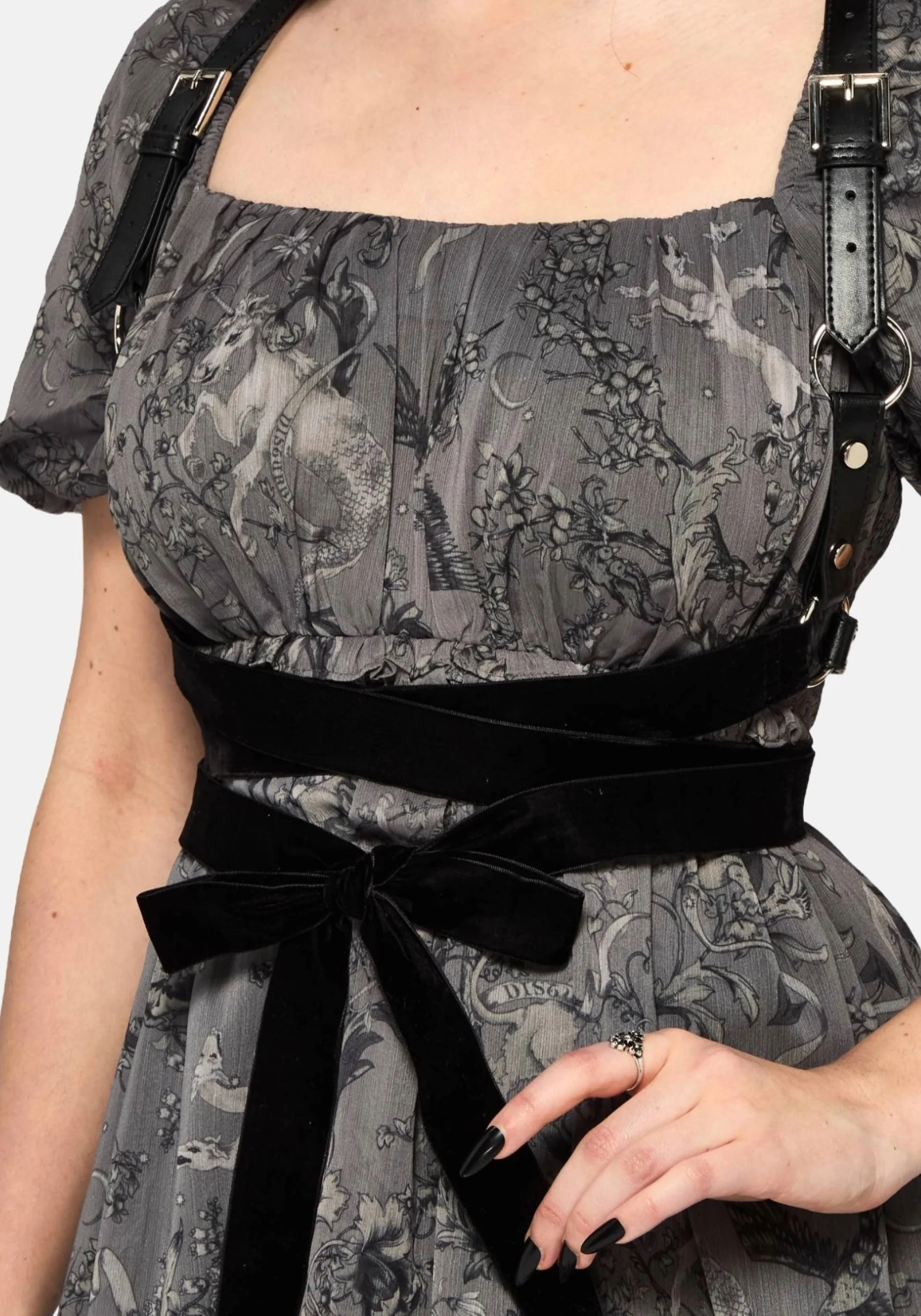 Natalia Ribbon Wrap Harness - Image 3