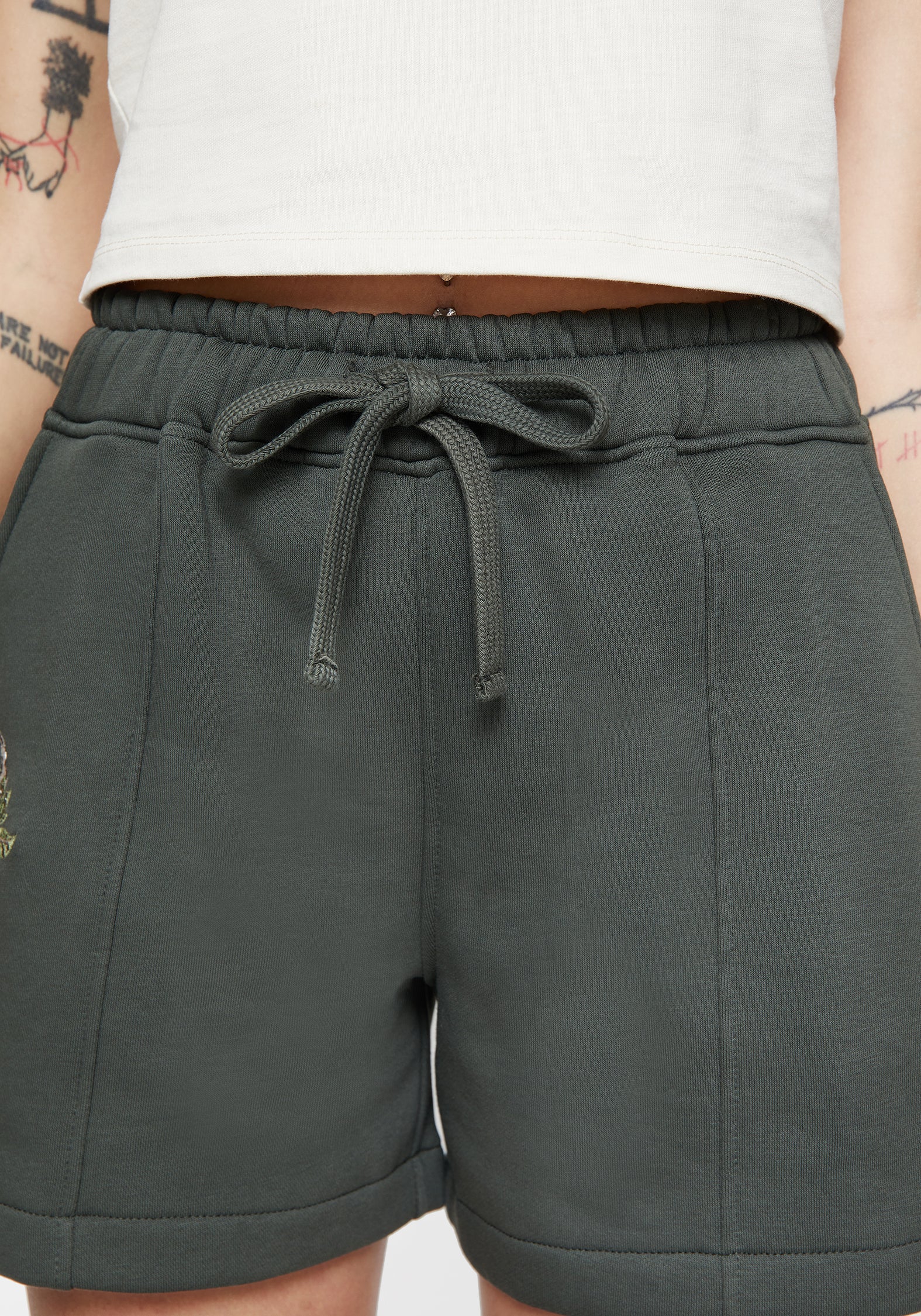 Nirah Cotton Embroidered Shorts - Image 5