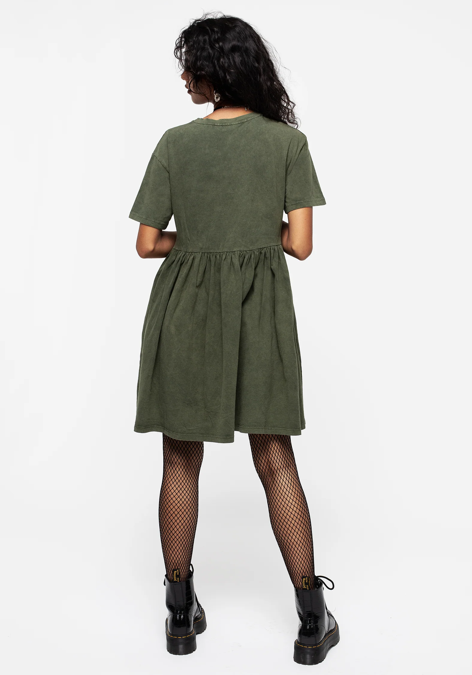 Obscura Graphic Print Mini Skater Dress - Image 3