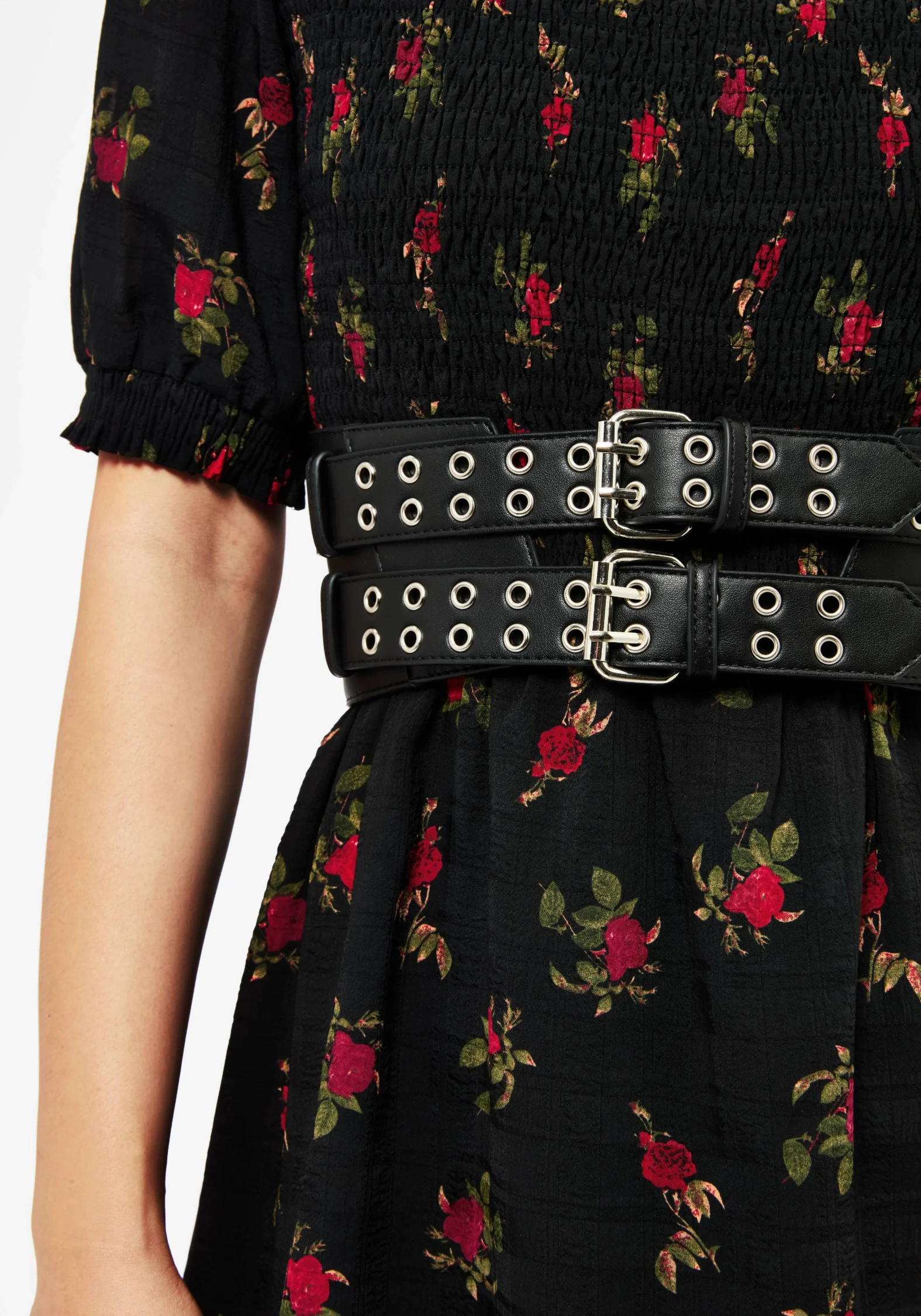 Paranoid Eyelet Double Buckle Waist Belt - Image 4
