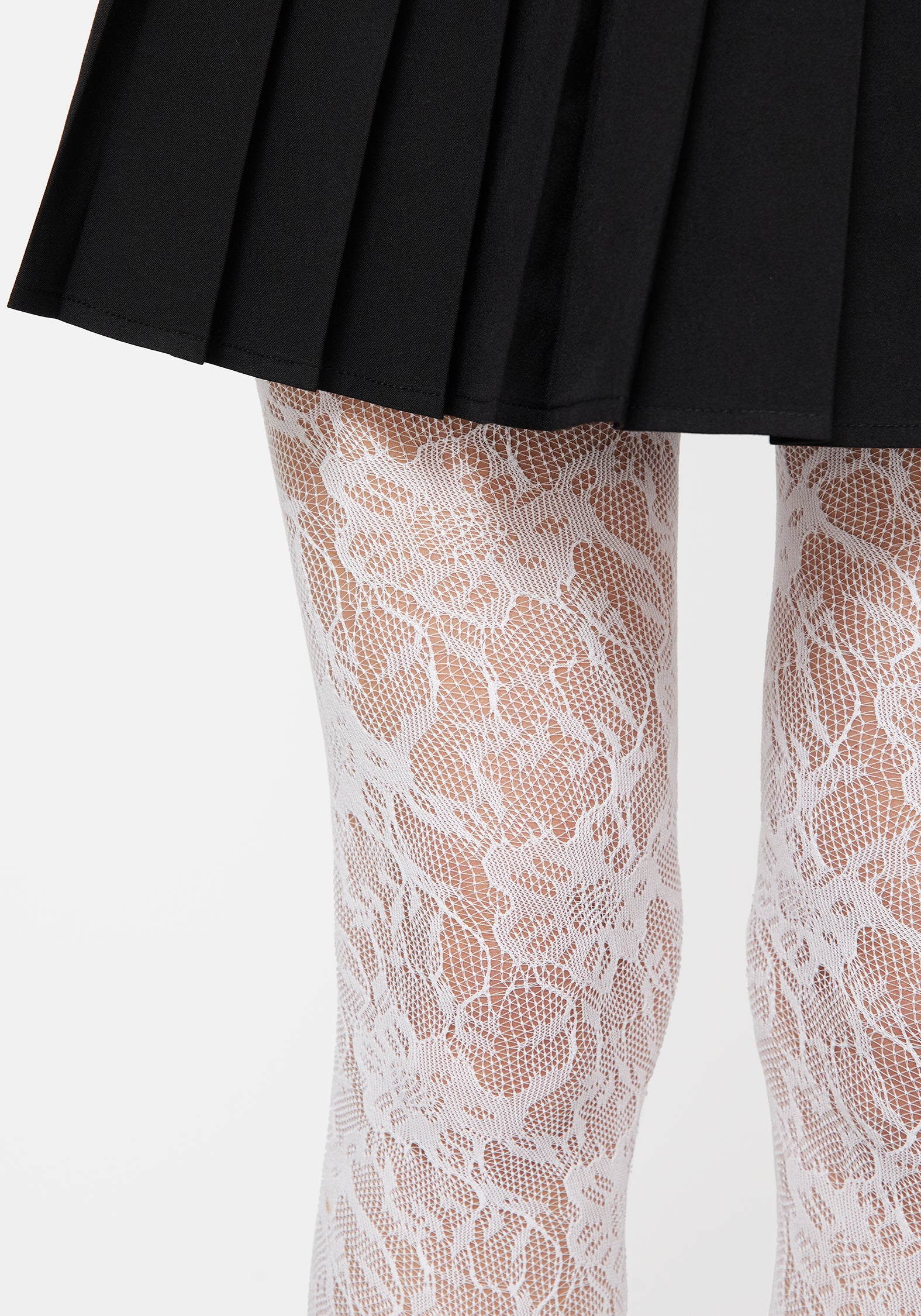 Phantasmic Sheer Lace Tights - Image 2