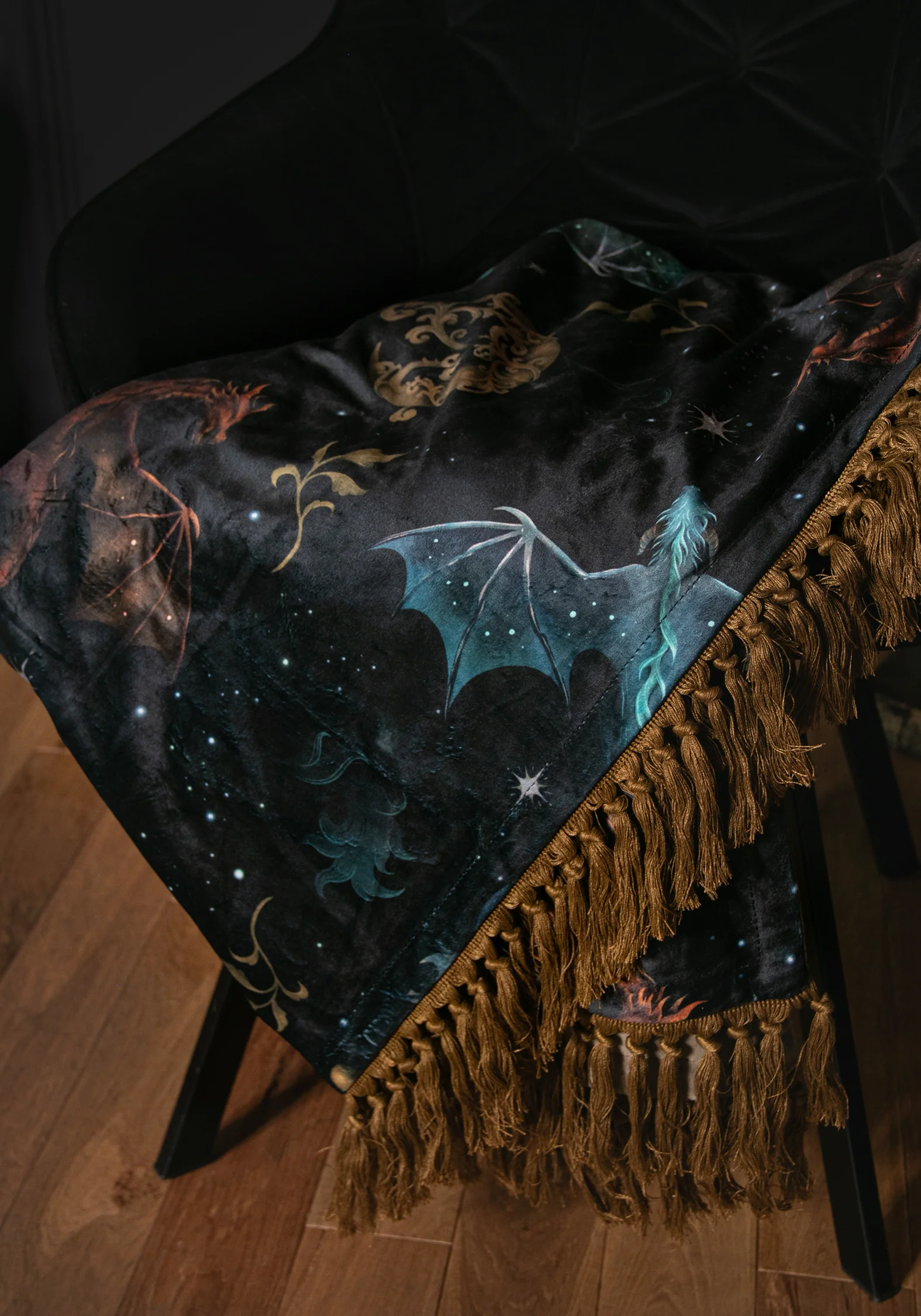 Phoenix Dragon Velvet Blanket - Image 6