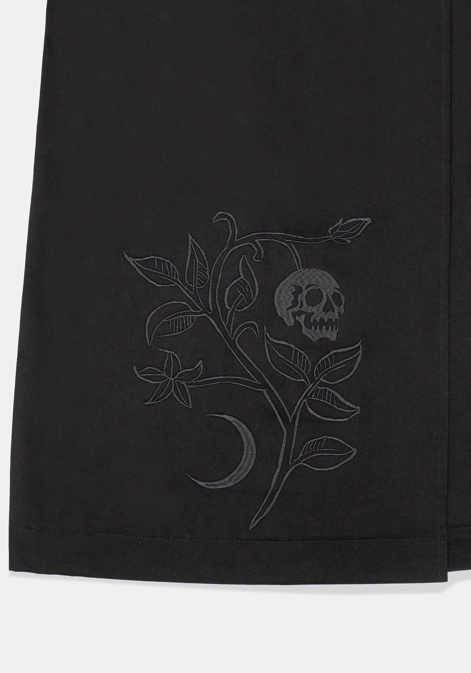 Poe Embroidered Trench Coat - Image 9