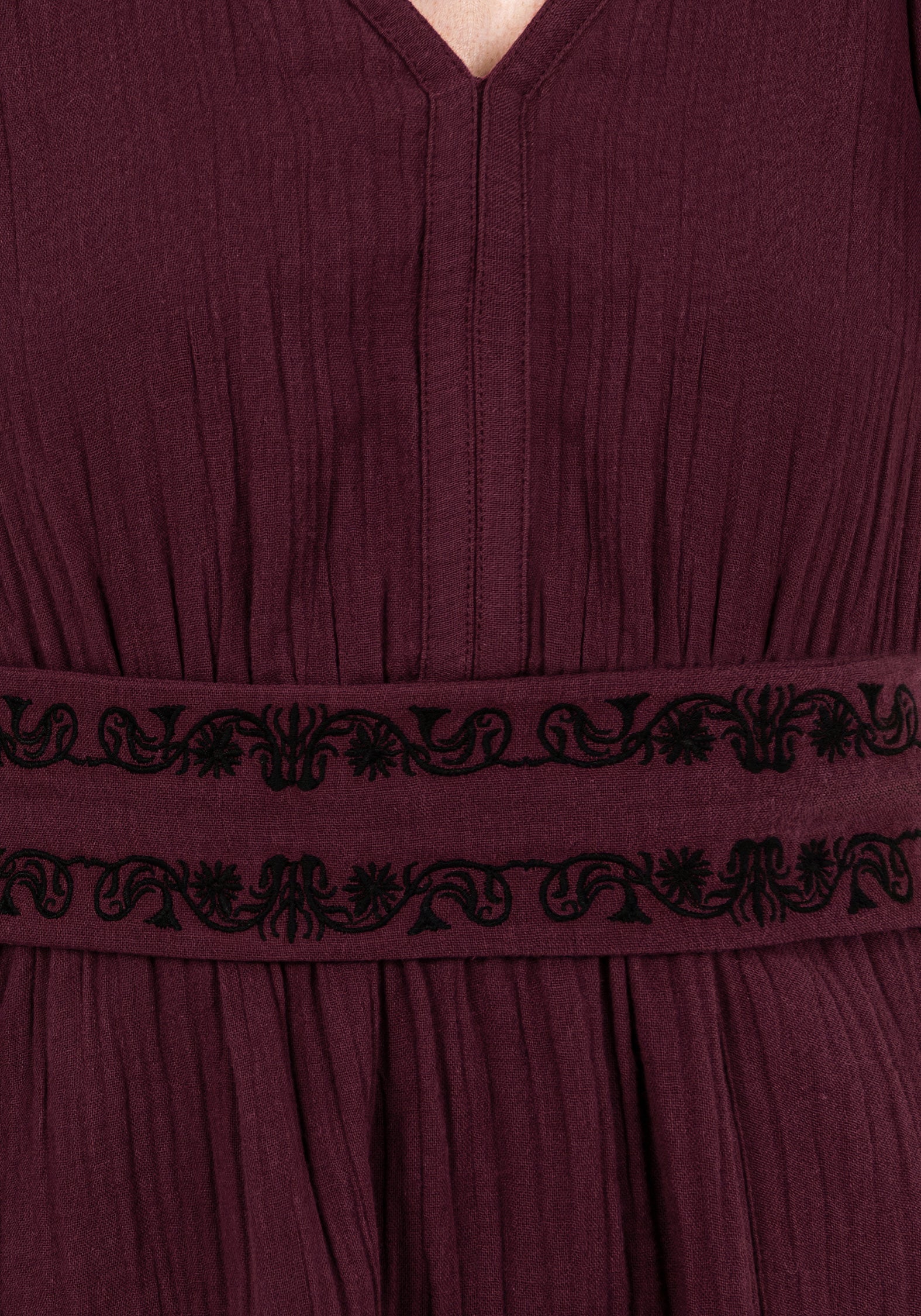 Poultice Embroidered Cotton Mini Dress - Image 7