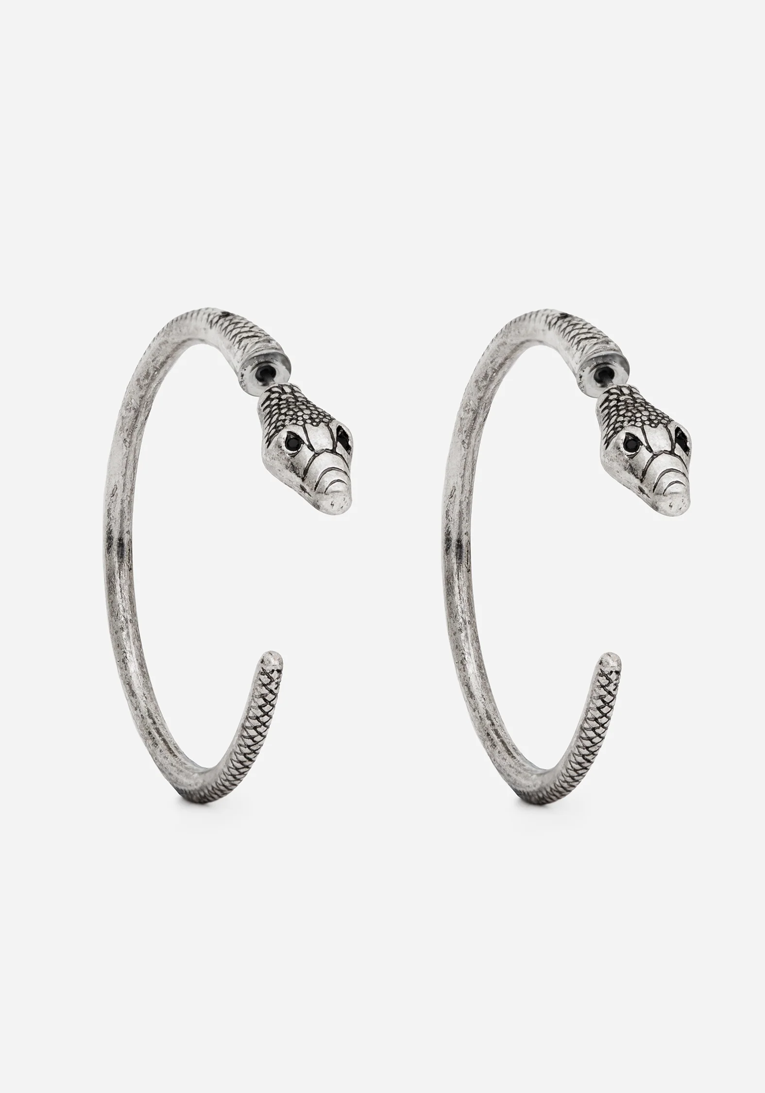Ramona Snake Hoop Earrings - Image 4