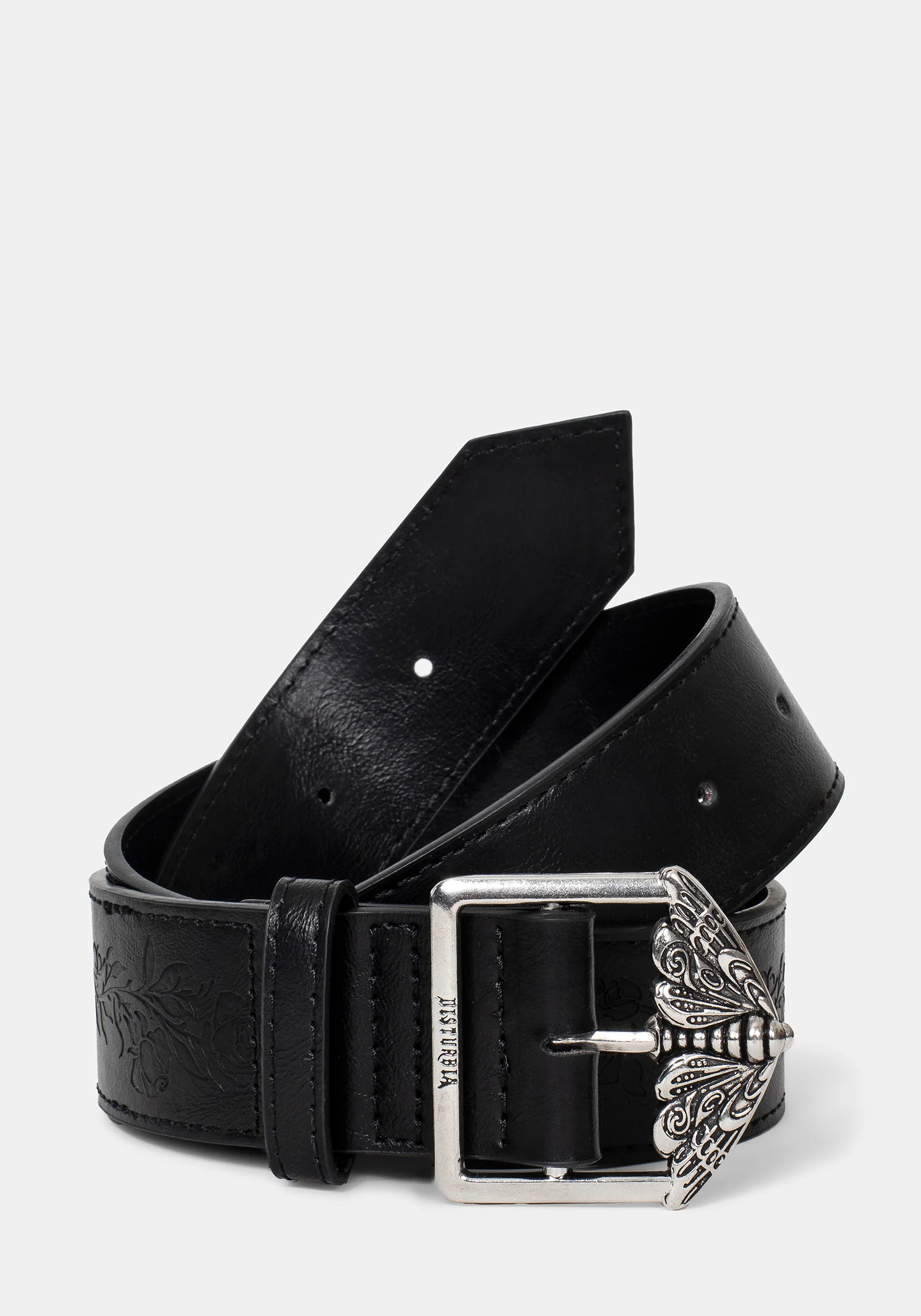 Rosamoth Debossed Buckle Belt - Silver - Image 4