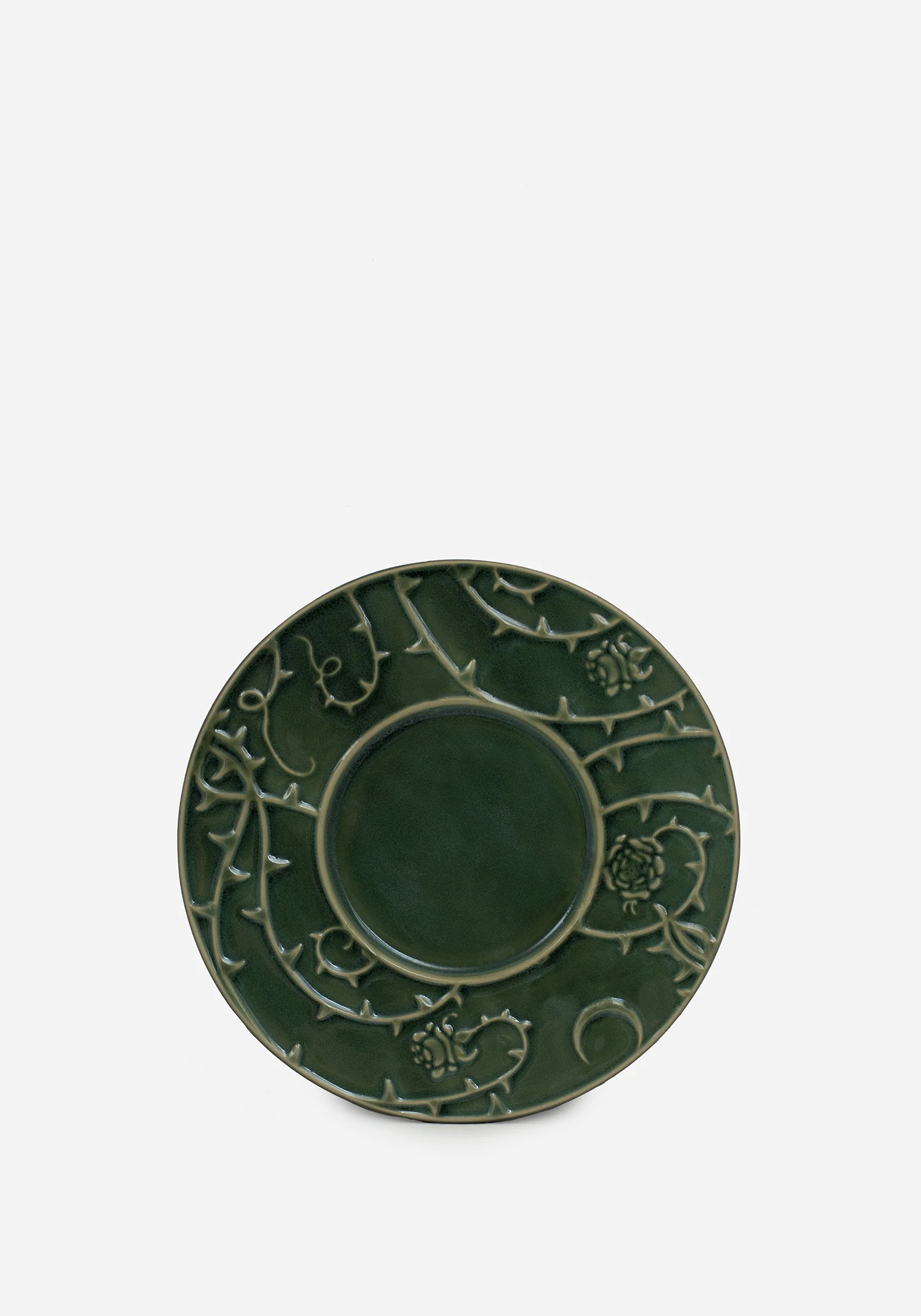 Rosethorn Floral Embossed Cup and Saucer Set - Image 5