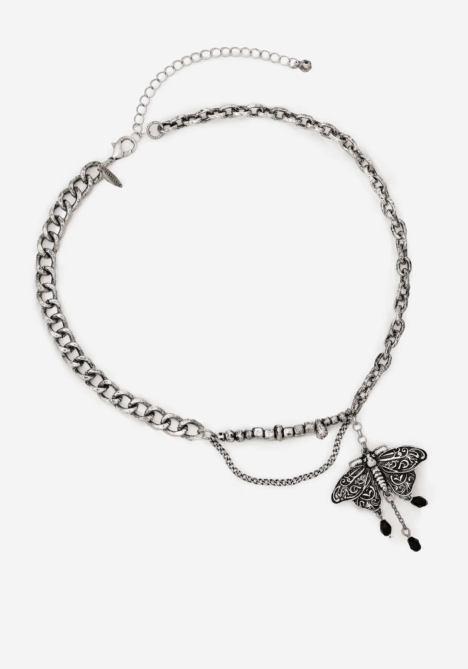 Rowan Moth Mixed Chain Necklace - Image 4