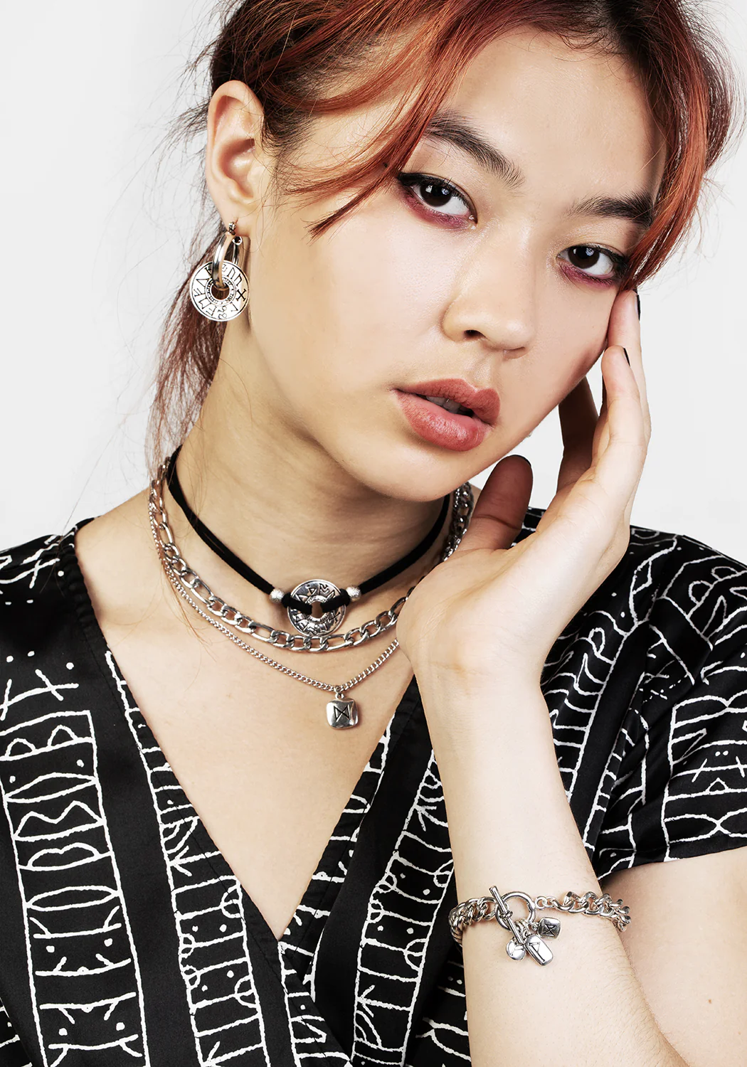 Runes Layered Necklace - Image 6