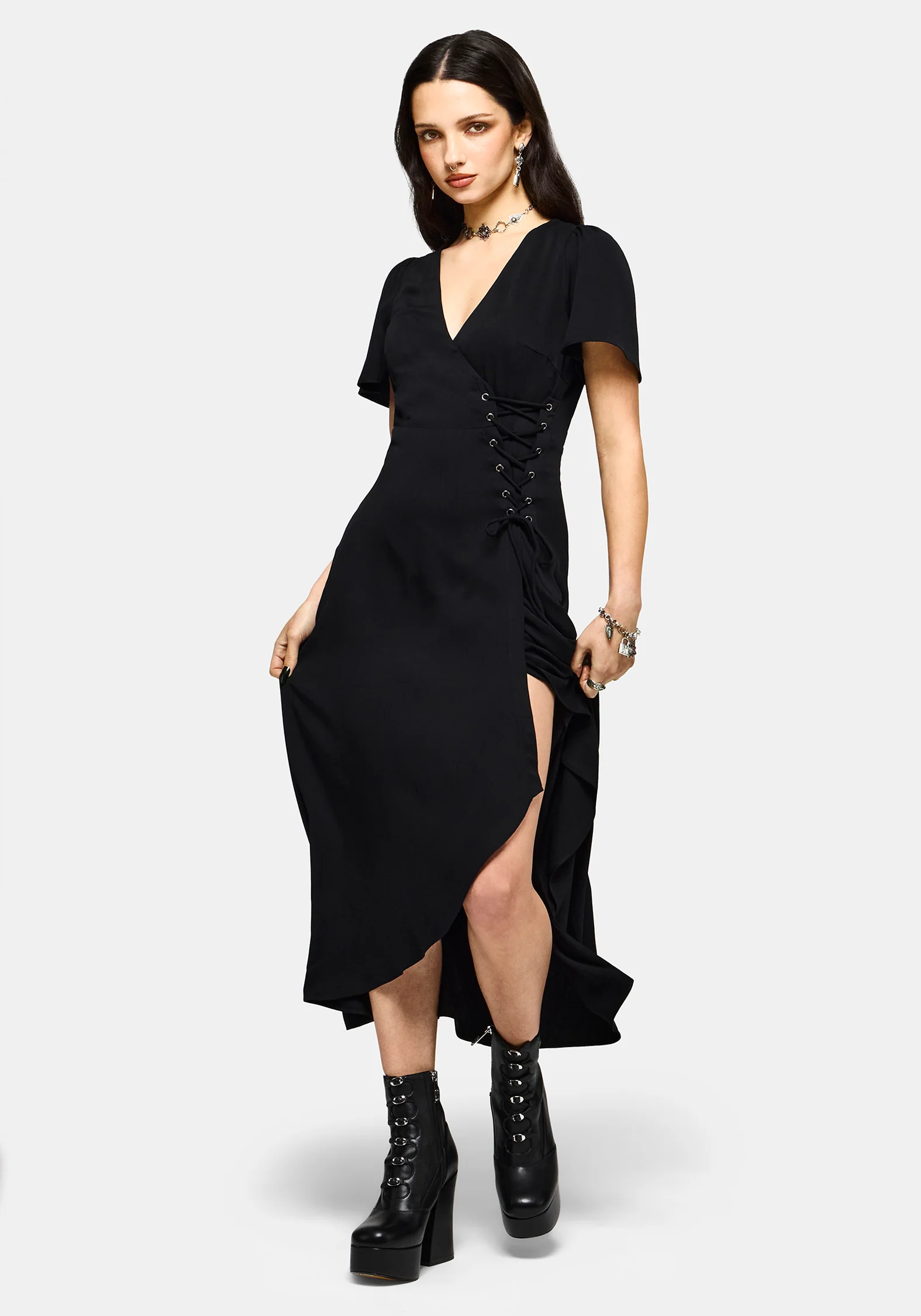 Sableine Wrap Midaxi Dress - Image 6