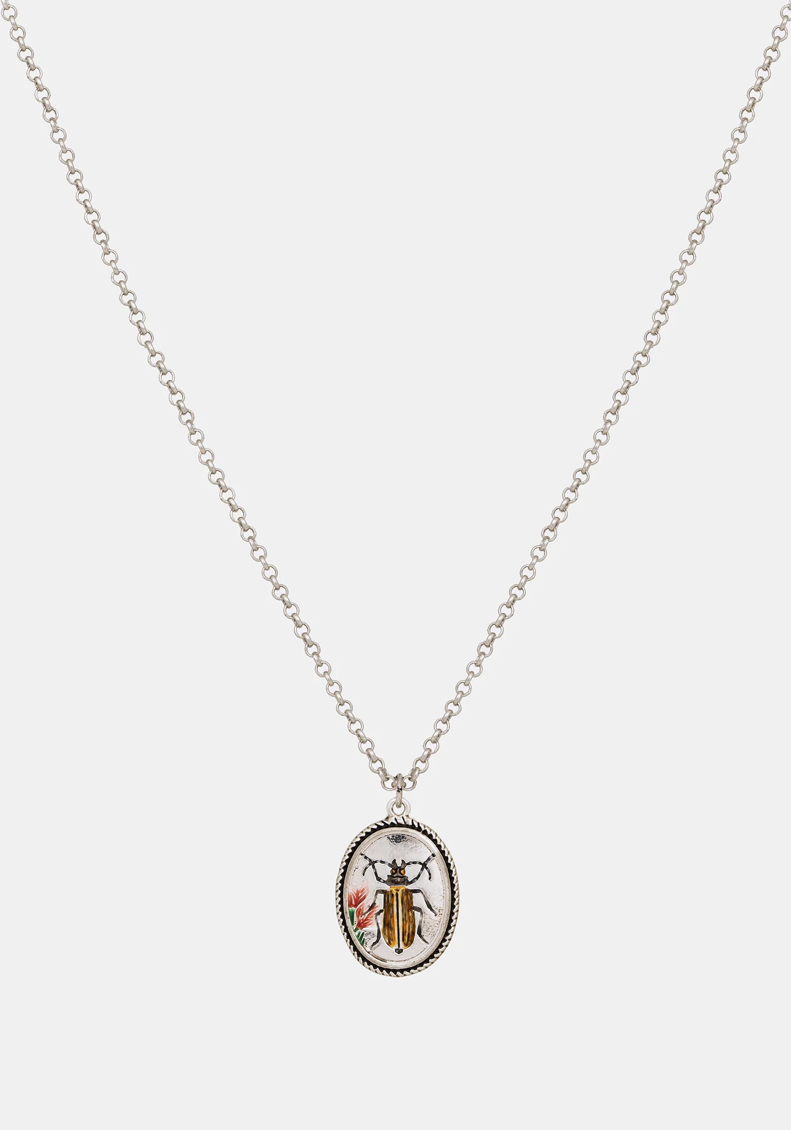 Sessile Bug Necklace - Silver - Image 2