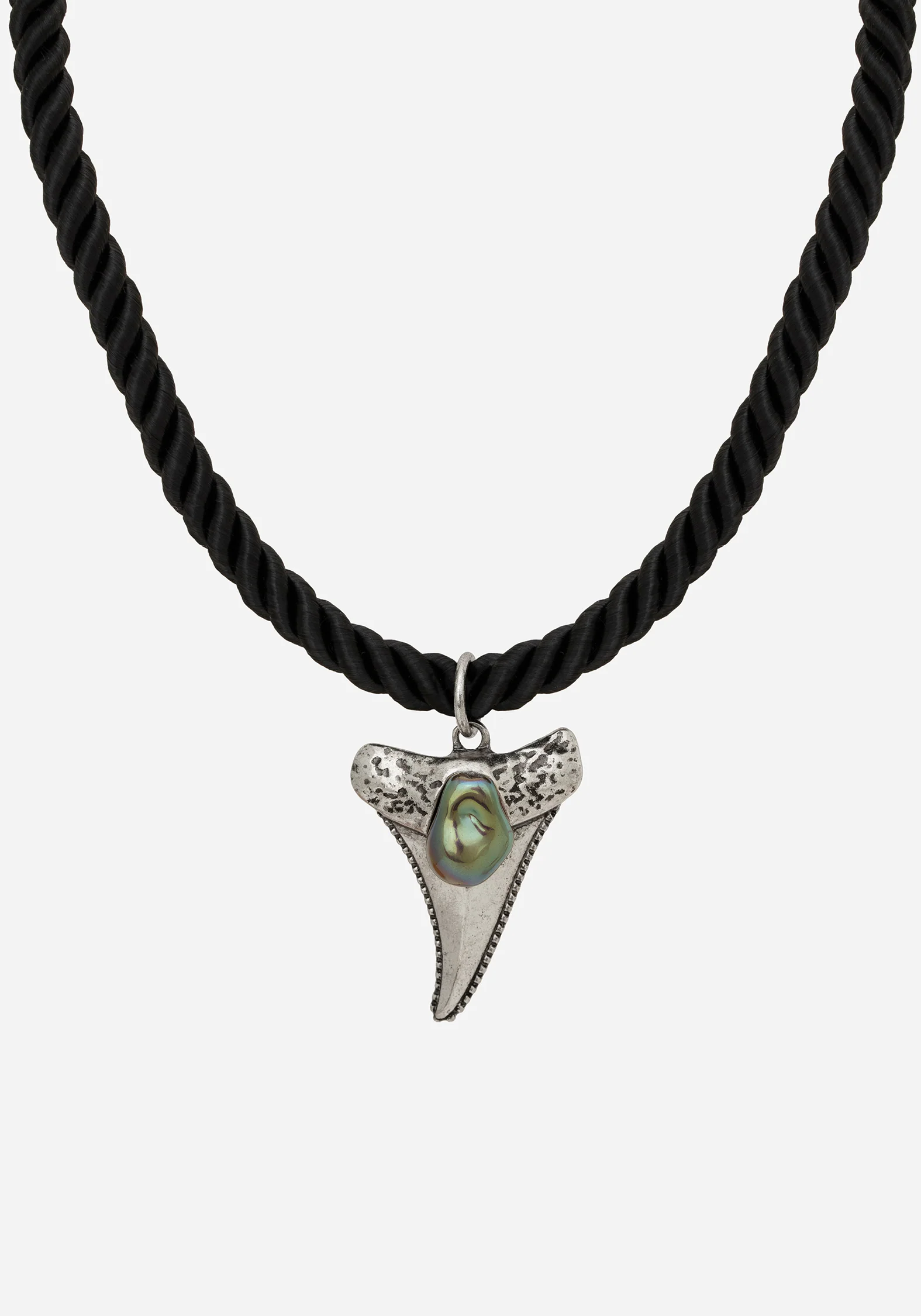 Shark Tooth Rope Necklace - Image 5