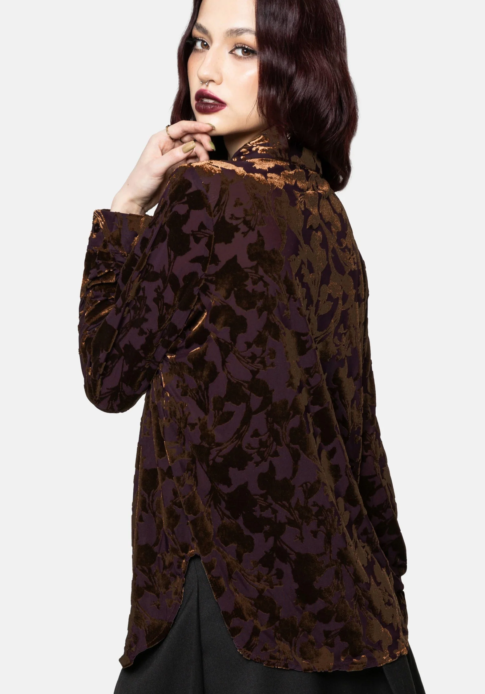 Sienna Devore Shirt - Image 3