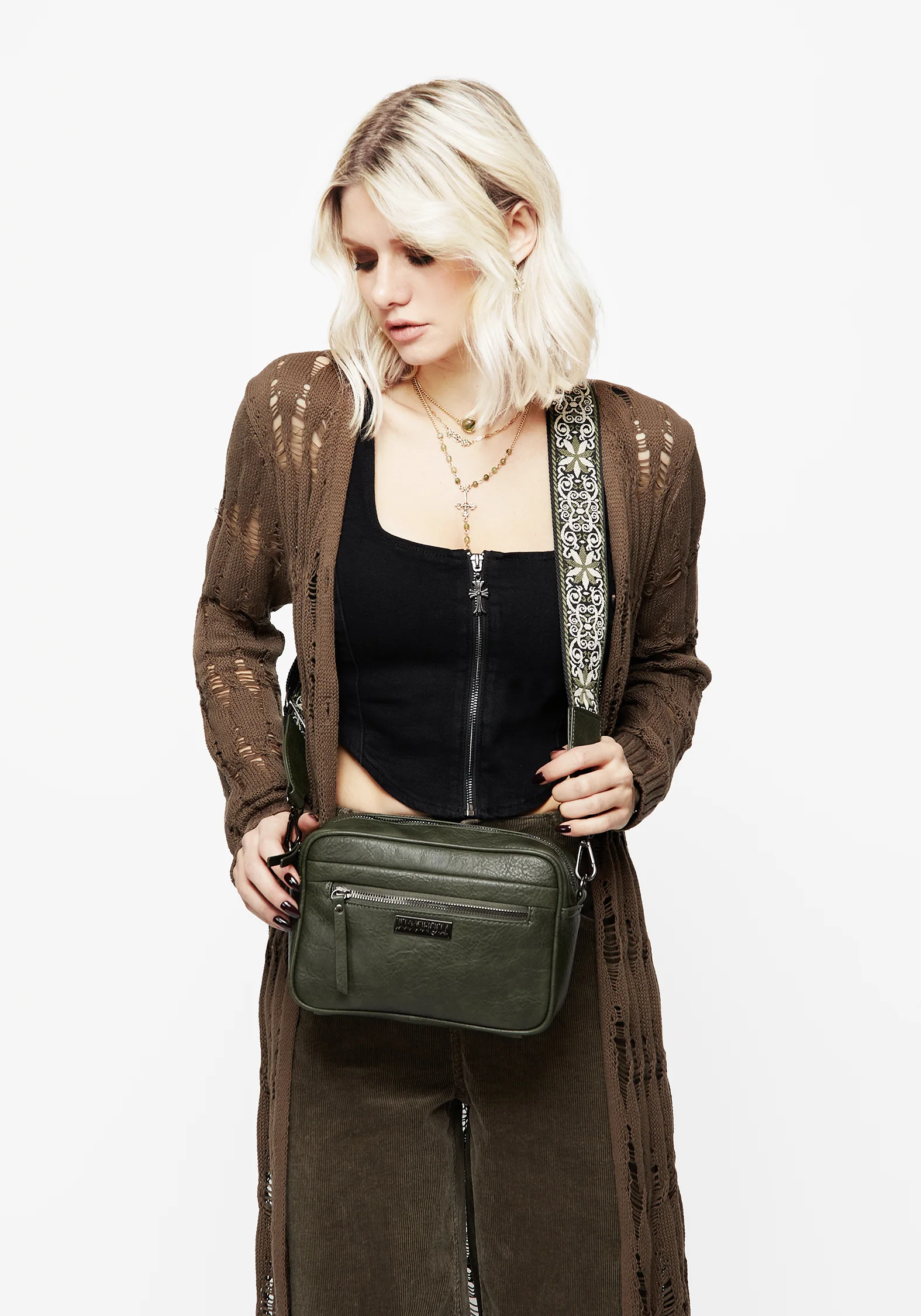 Sophia Cable Twist Knit Cardigan - Image 7