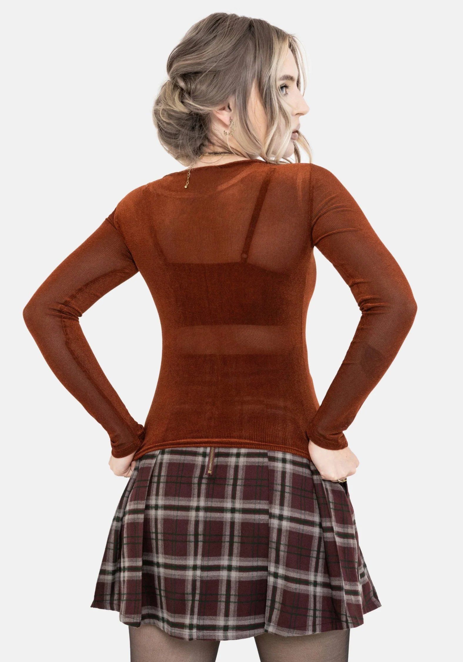 Soulthorn Long Sleeve Mesh Top - Image 3