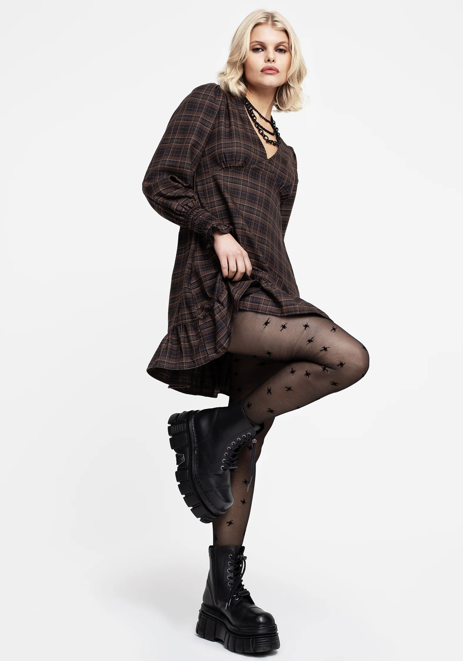 Spiro Flocked Tights - Image 4