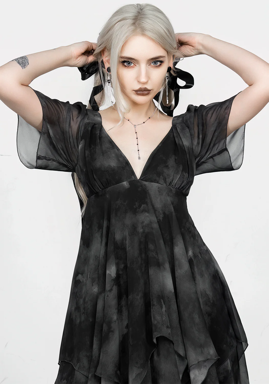 Tempest Layered Midi Dress - Image 2