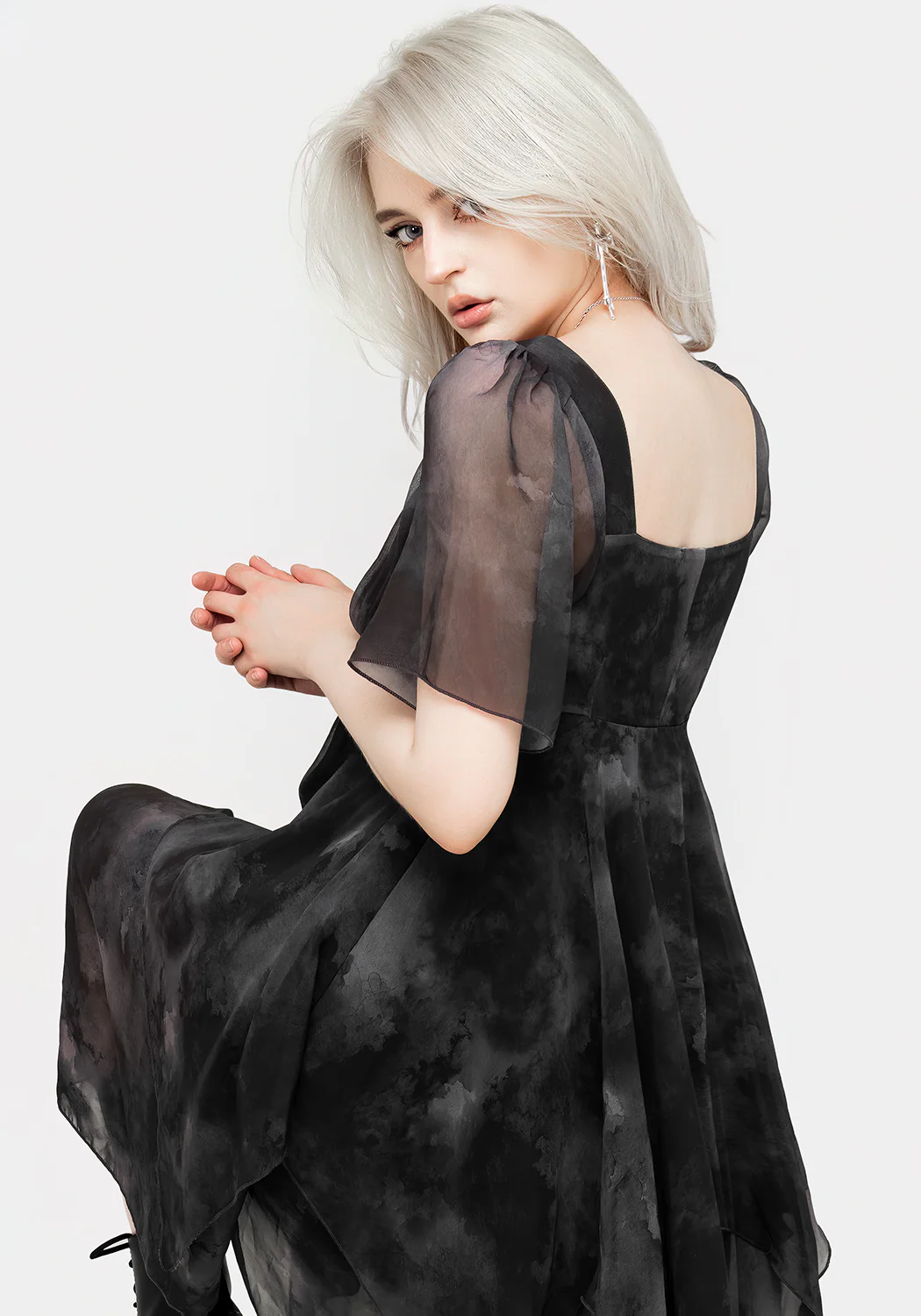 Tempest Layered Midi Dress - Image 6