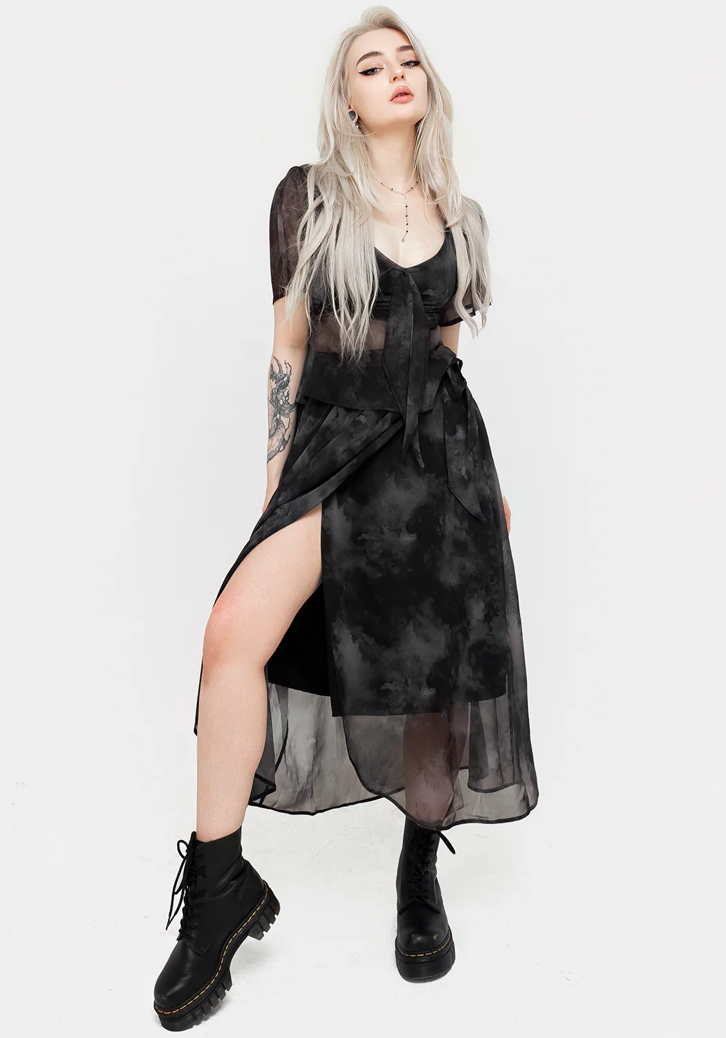 Tempest Tie Waist Midaxi Skirt - Image 15