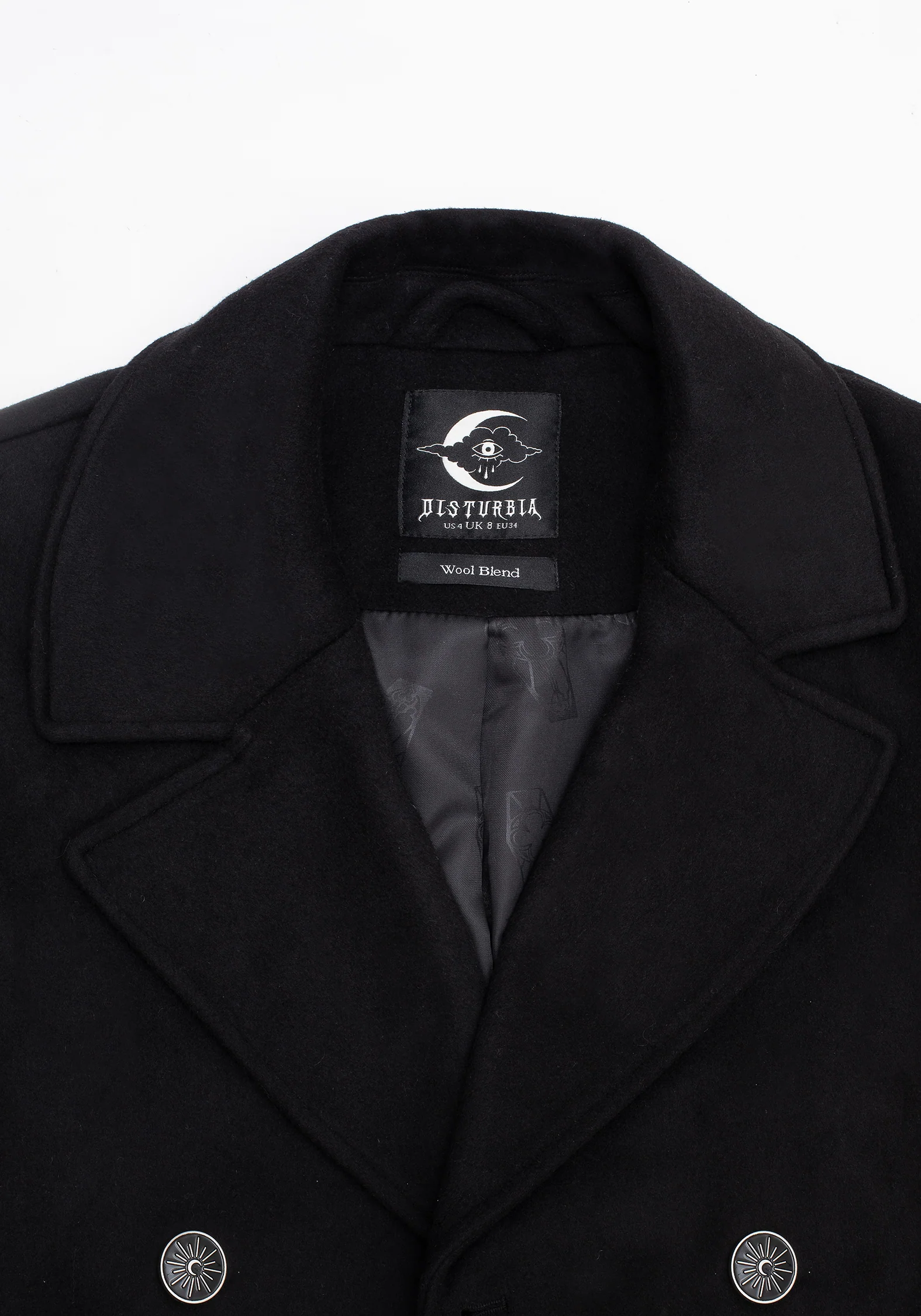 Theia Double Breasted Longline Wool Blend Coat - Image 10
