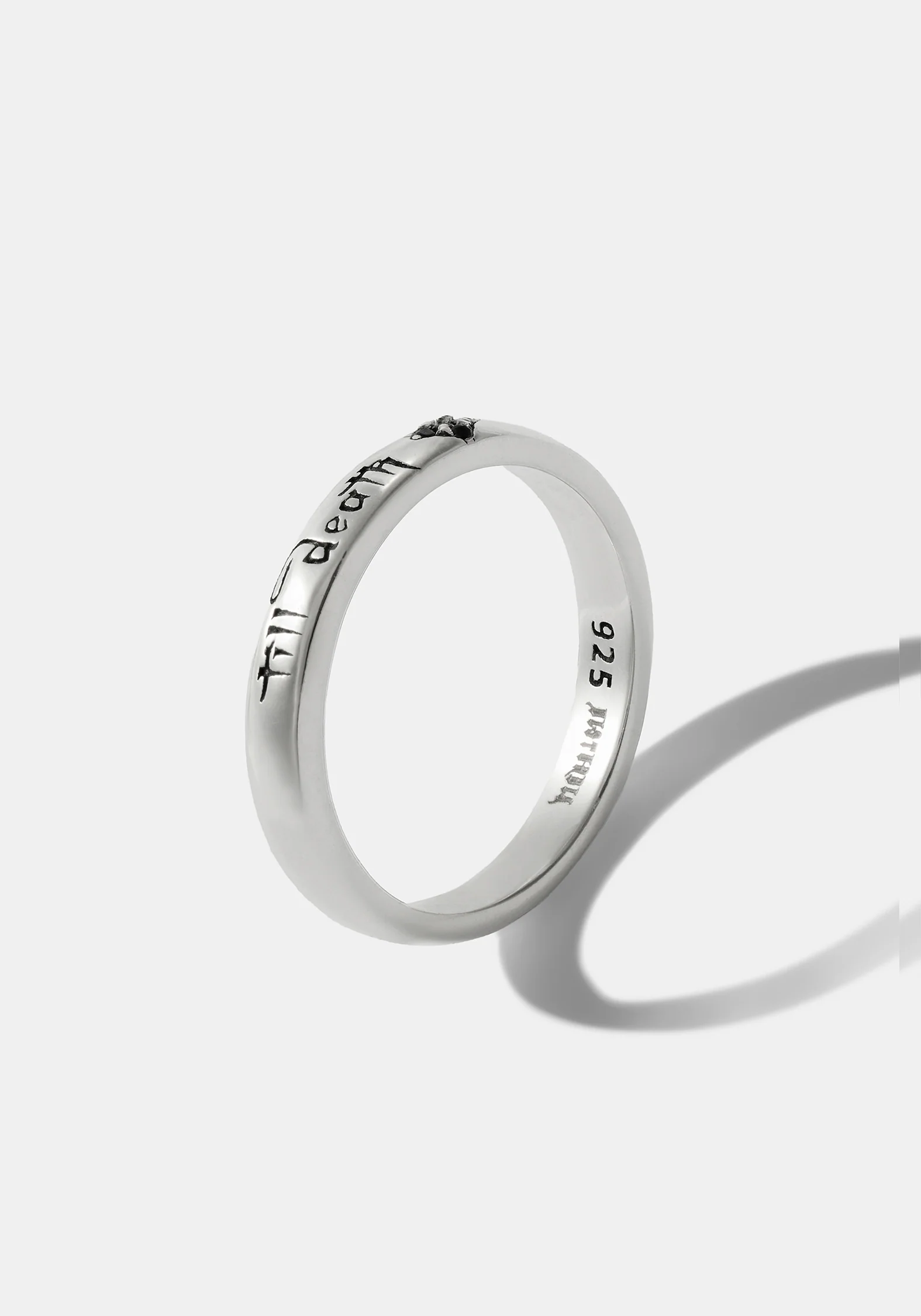 Till Death Sterling Silver Band - 3mm