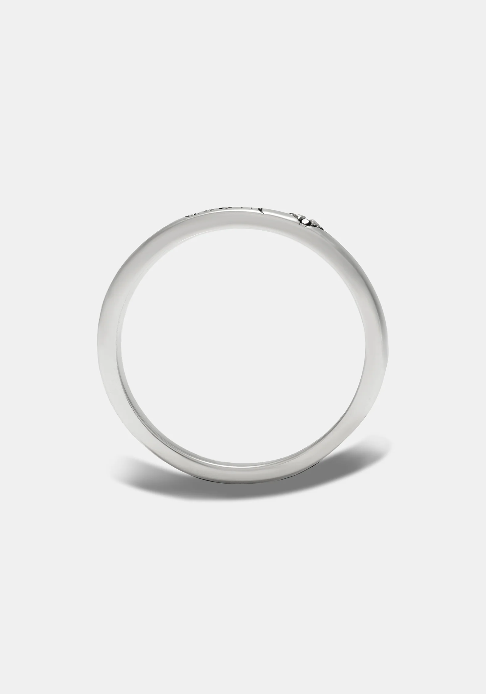 Till Death Sterling Silver Band - 3mm - Image 5