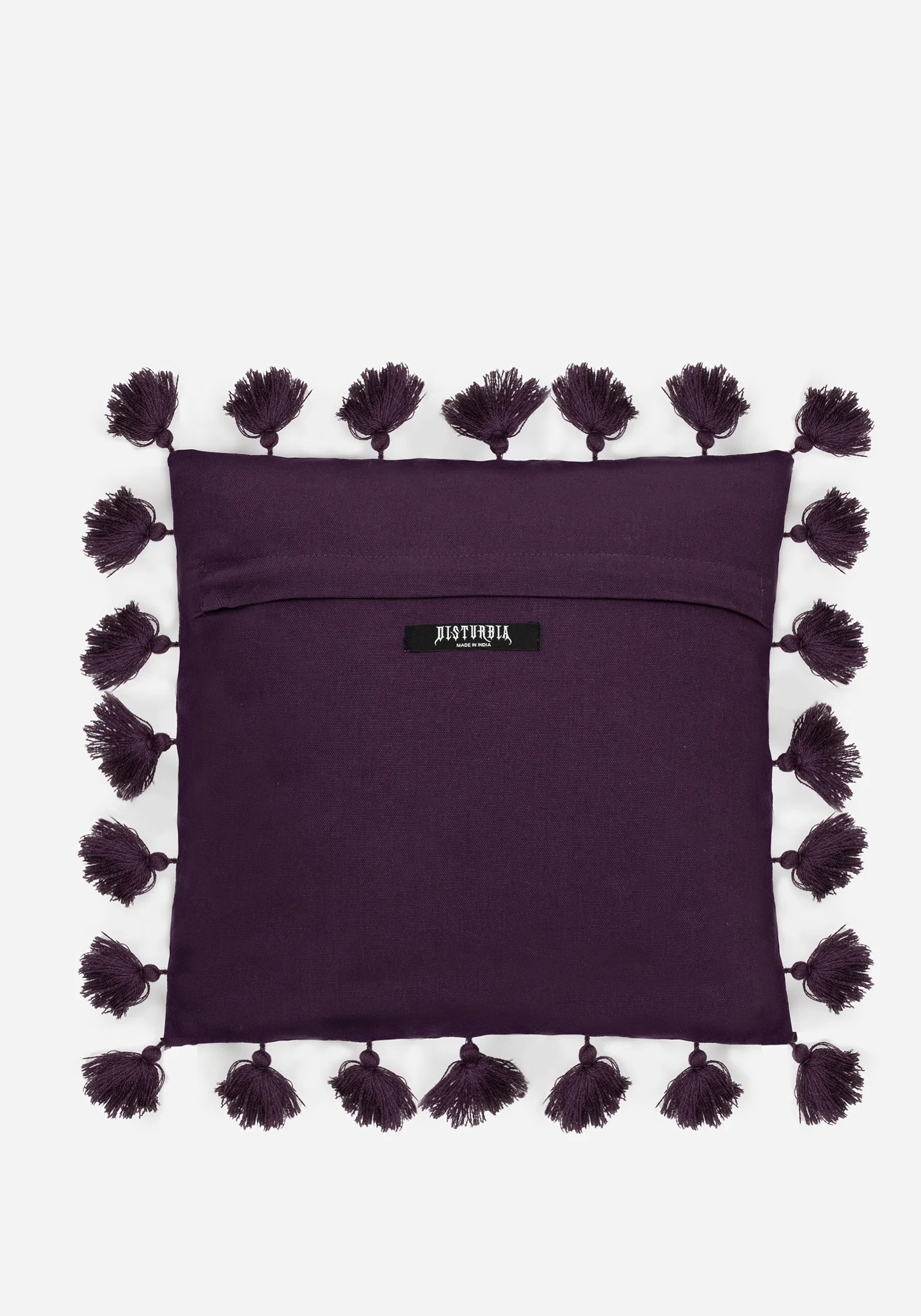 Toadstone Frog Tassel Edge Square Cushion - Image 4