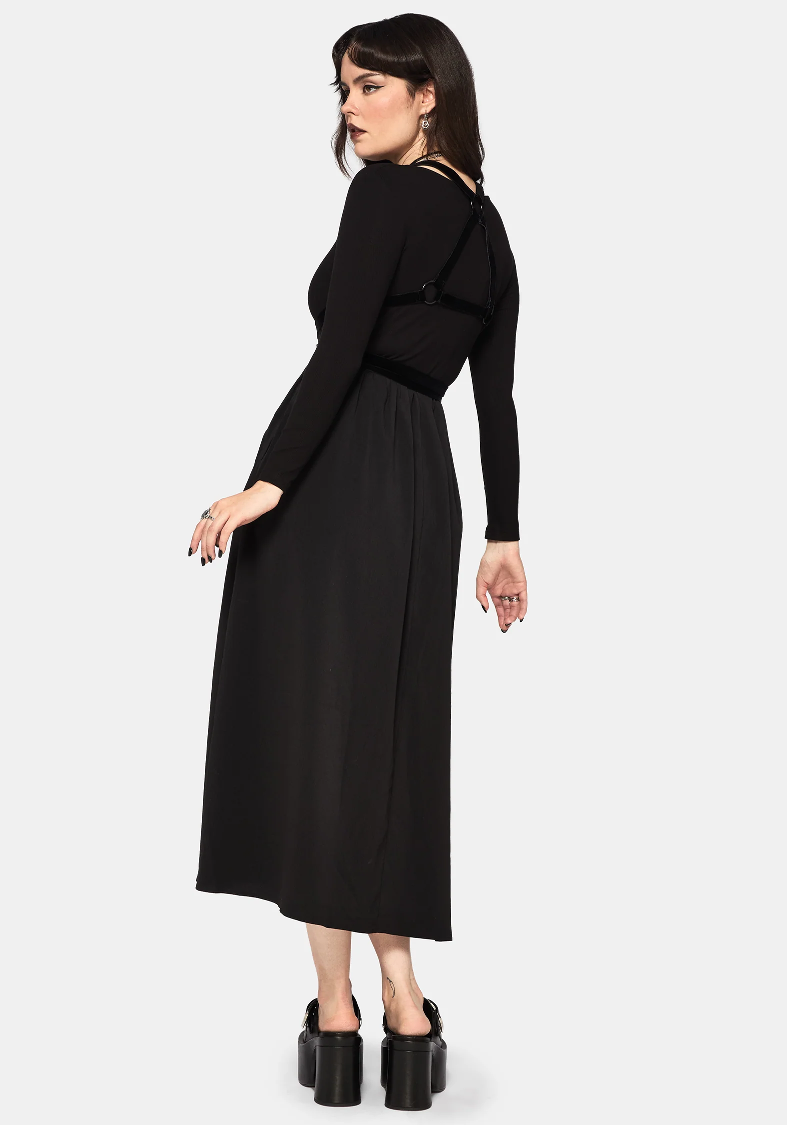 Torrent Button Up Midi Dress - Image 3